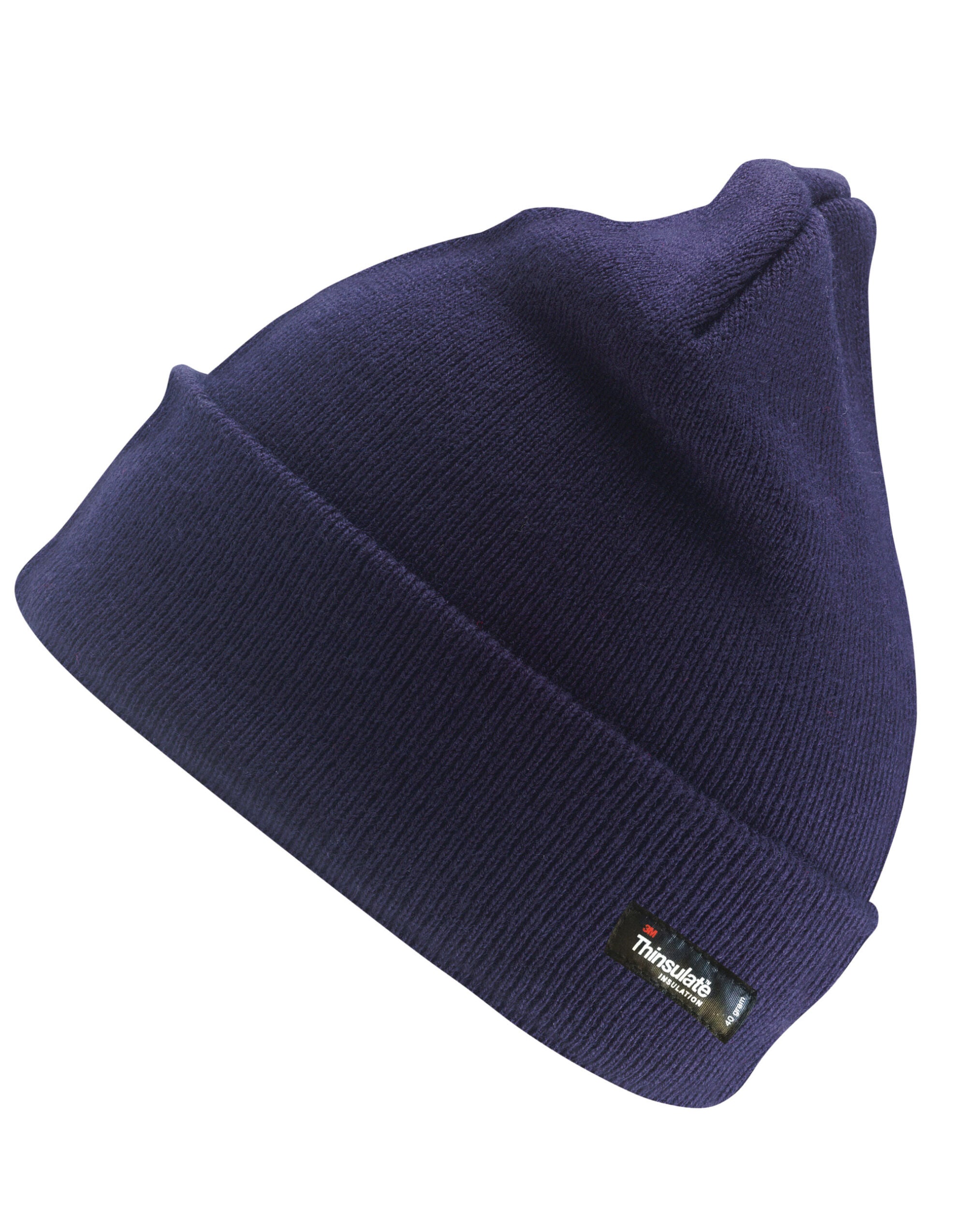 Result Winter Thinsulate Woolly Ski Hat rc33 - Navy O S - Customisable Hats
