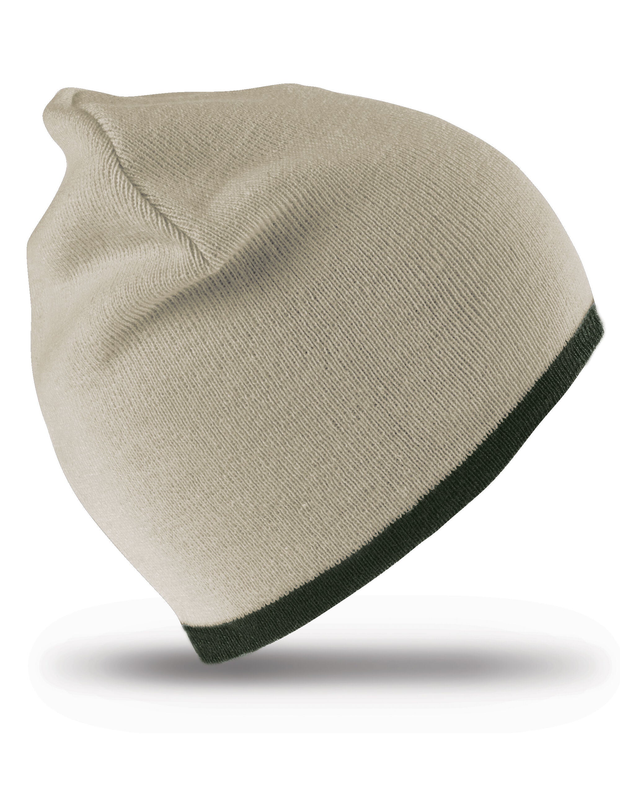 Result Winter Reversible Fashion Fit Hat rc46 - Stone Olive O S - Customisable Hats