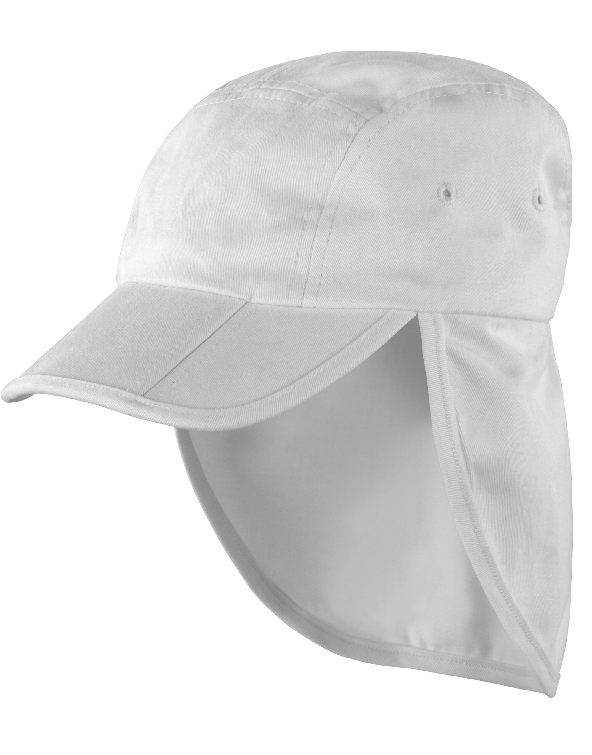 Result Headwear Fold up Legionnaire Cap rc76a - White O S - Customisable Caps