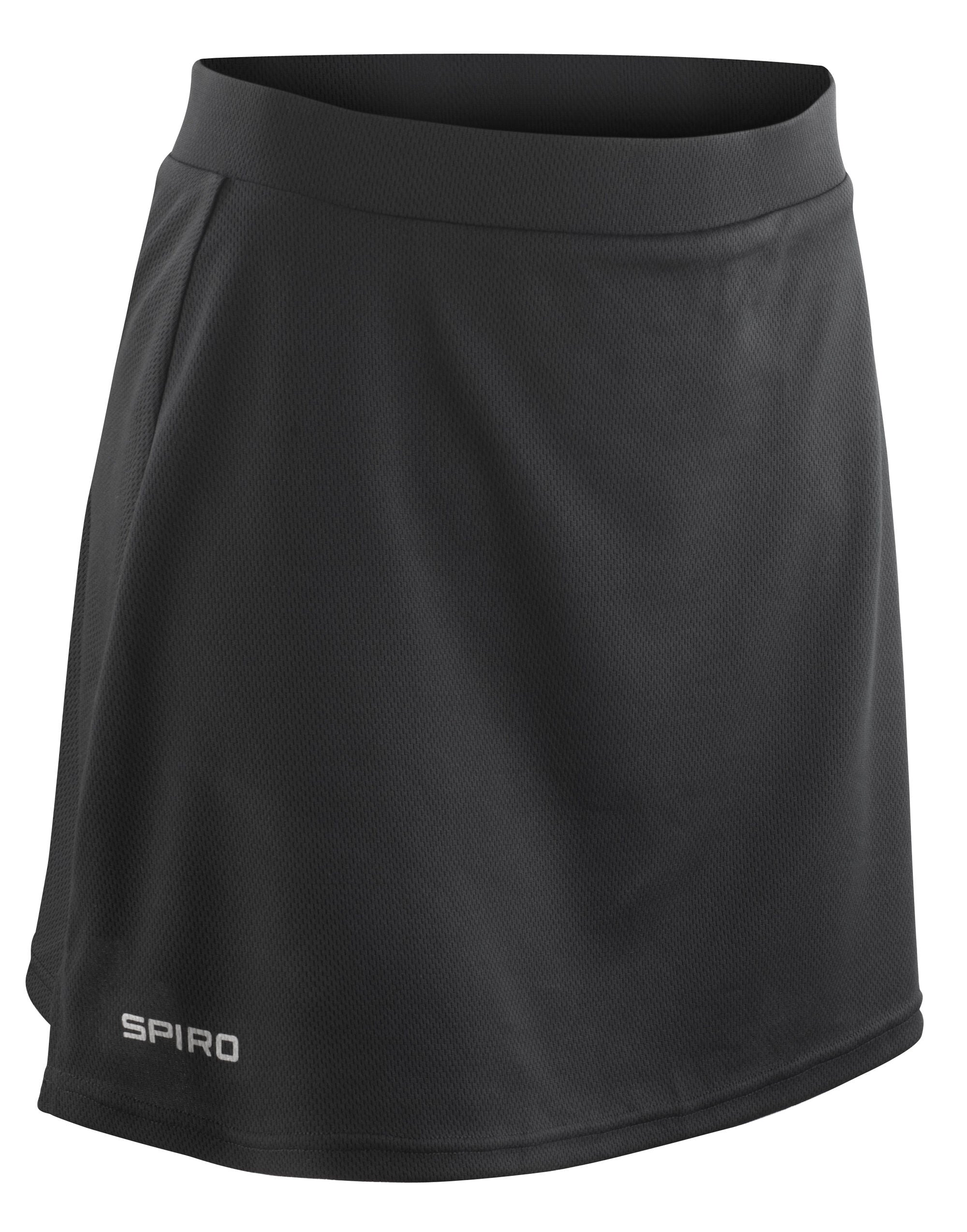 Spiro Ladies Skort s261f - Black - Customisable Sportswear