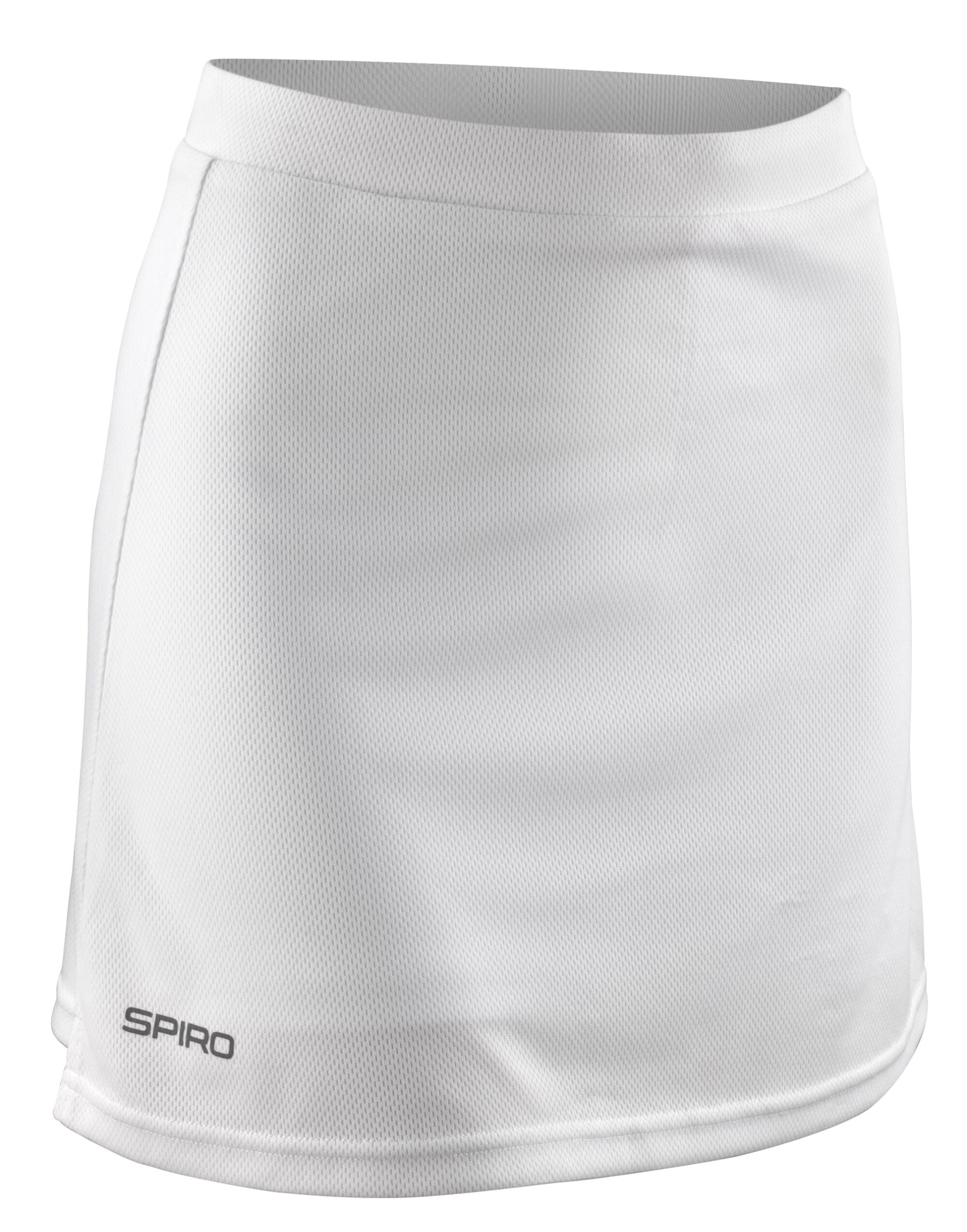 Spiro Ladies Skort s261f - White - Customisable Sportswear