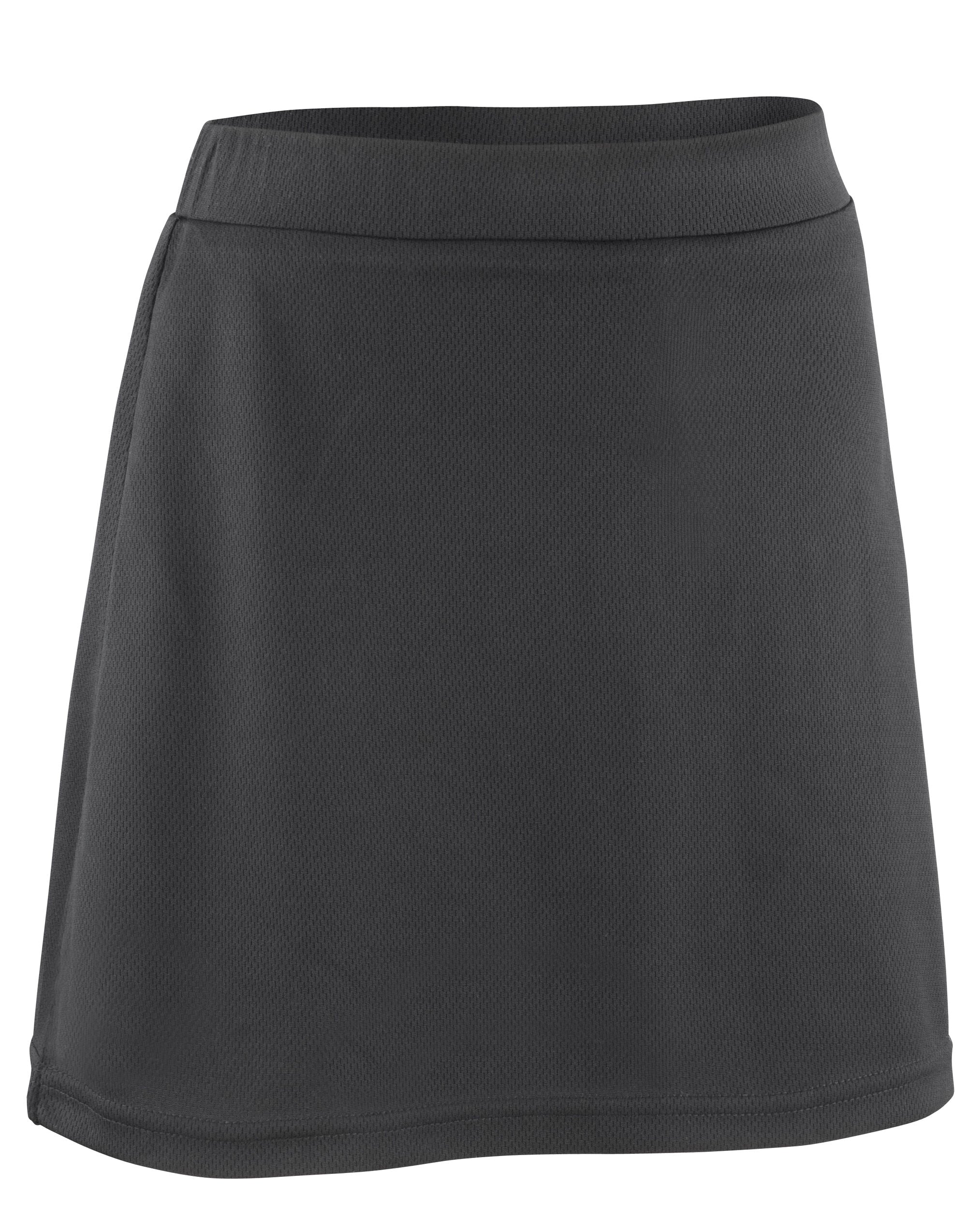 Spiro Junior Skort s261j - Black - Customisable Sportswear