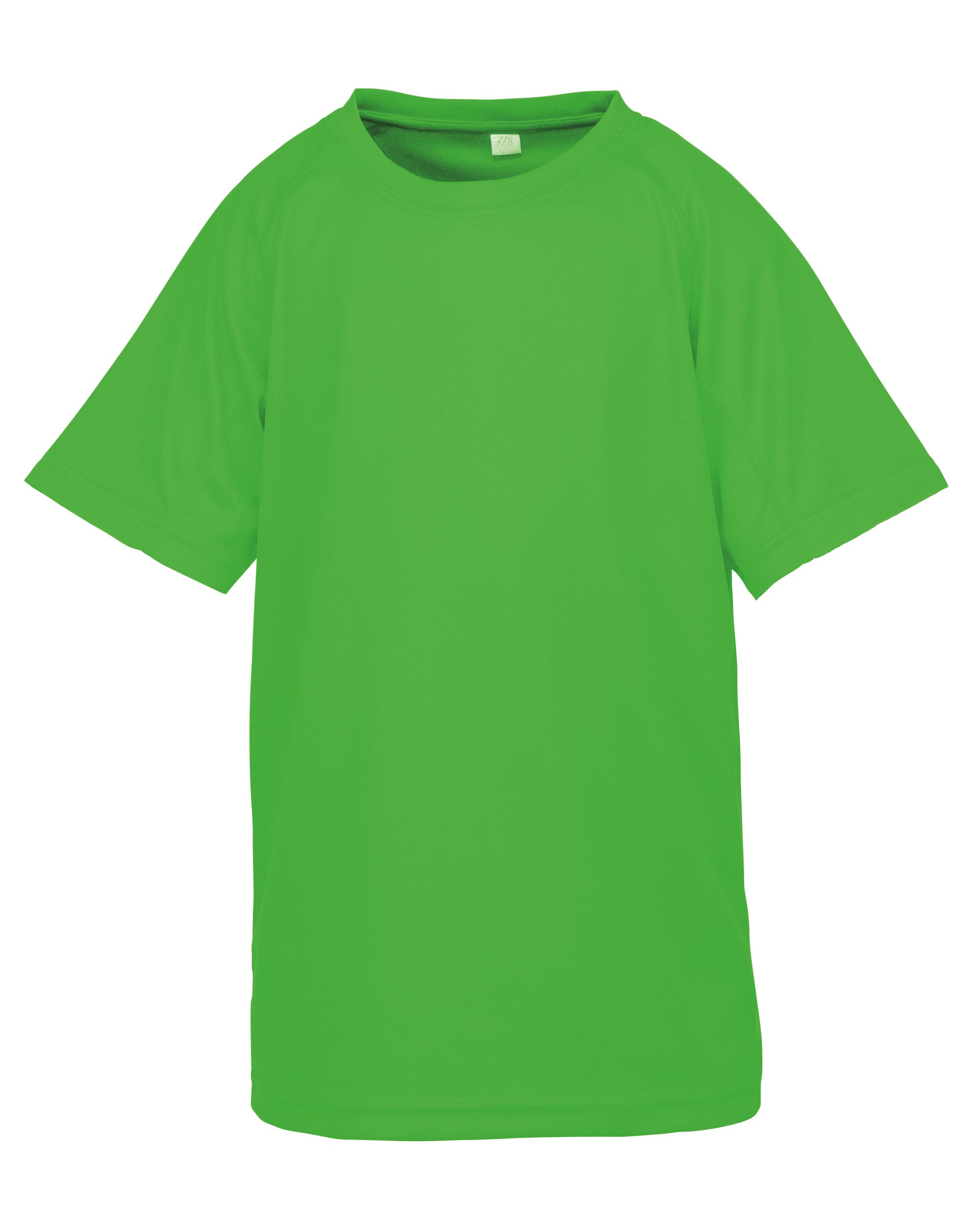Spiro Impact Junior Pformance Aircool T s287j - Floro Green - Customisable Sportswear