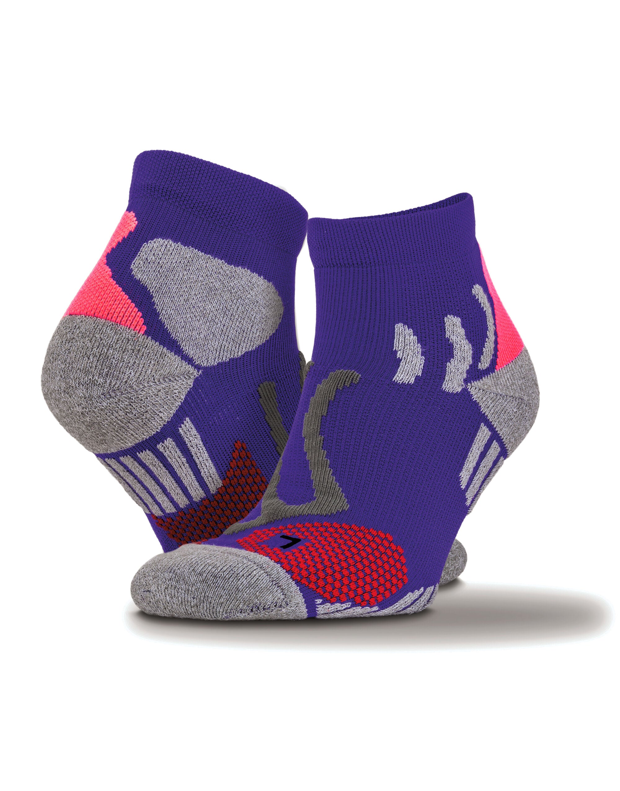 Spiro Technical Compression Sport Sock s294x - Purple - Customisable Socks