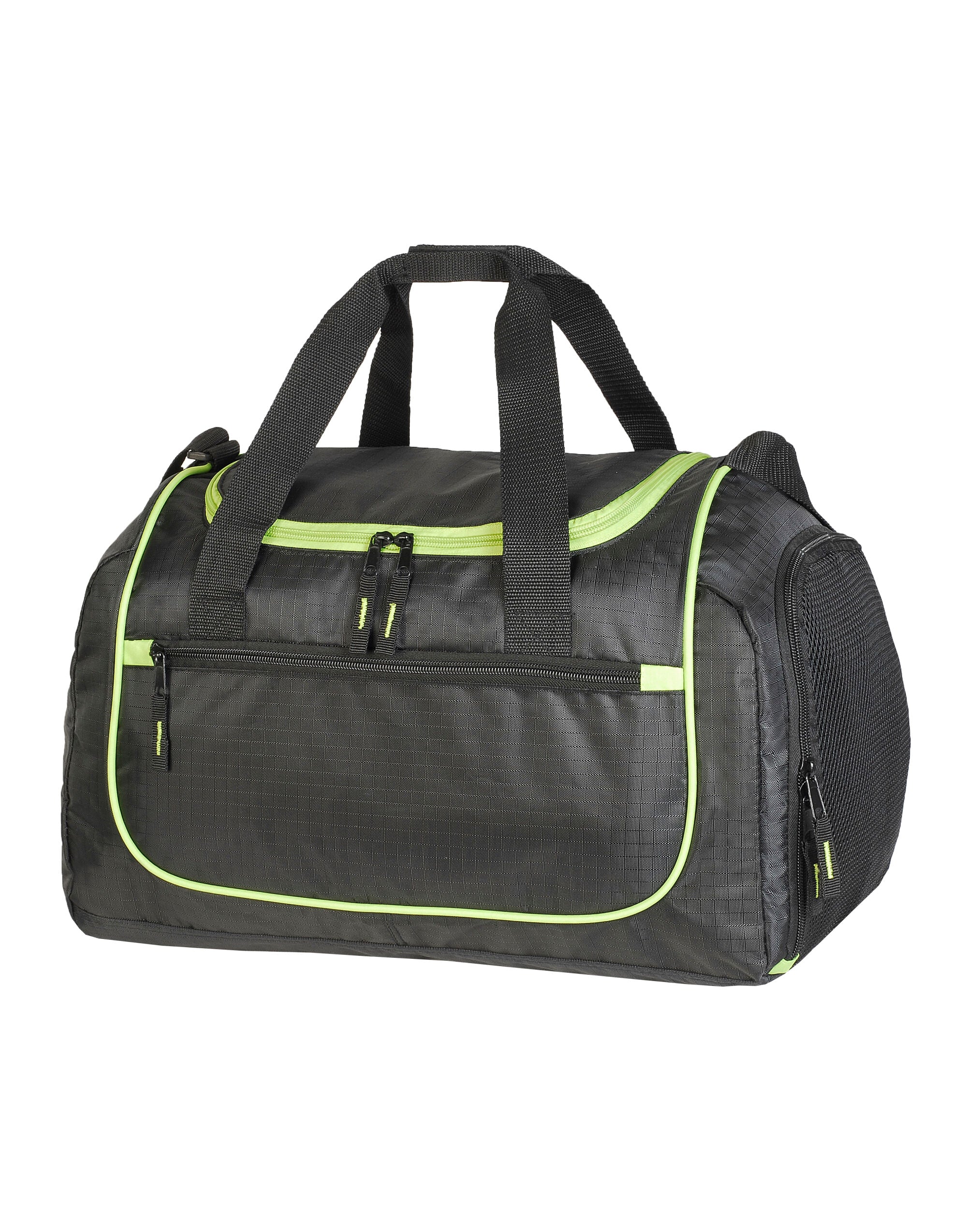 Shugon Piraeus Holdall sh1578 - Black Lime Green O S - Customisable Bags
