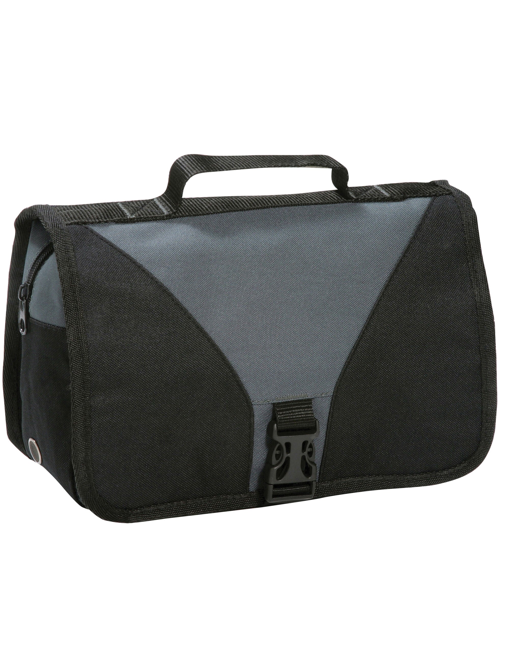 Shugon Bristol Folding Toiletry Bag sh4476 - Dark Grey Black O S - Customisable Bags