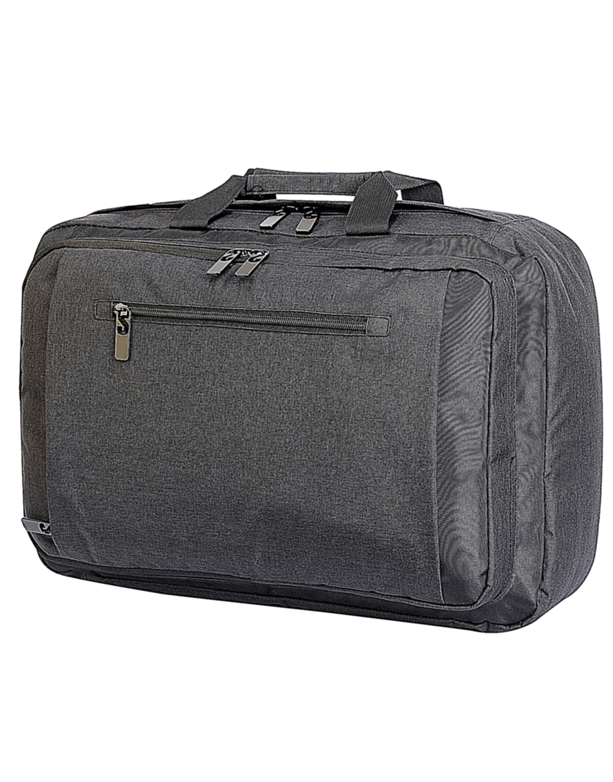 Shugon Bordeaux Laptop Briefcase sh5819 - Charcoal Black O S - Customisable Bags
