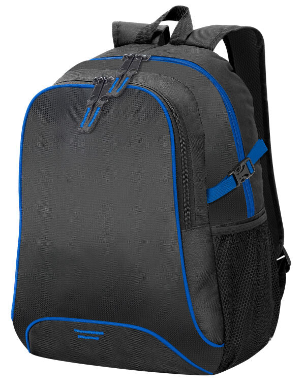 Shugon Osaka Backpack SH7677 - Black Royal O S - Customisable Bags