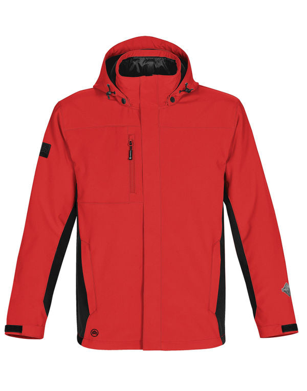 Stormtech Mens Atmosphere 3 In Jacket SSJ-1 - Stadium Red Black - Customisable Outerwear
