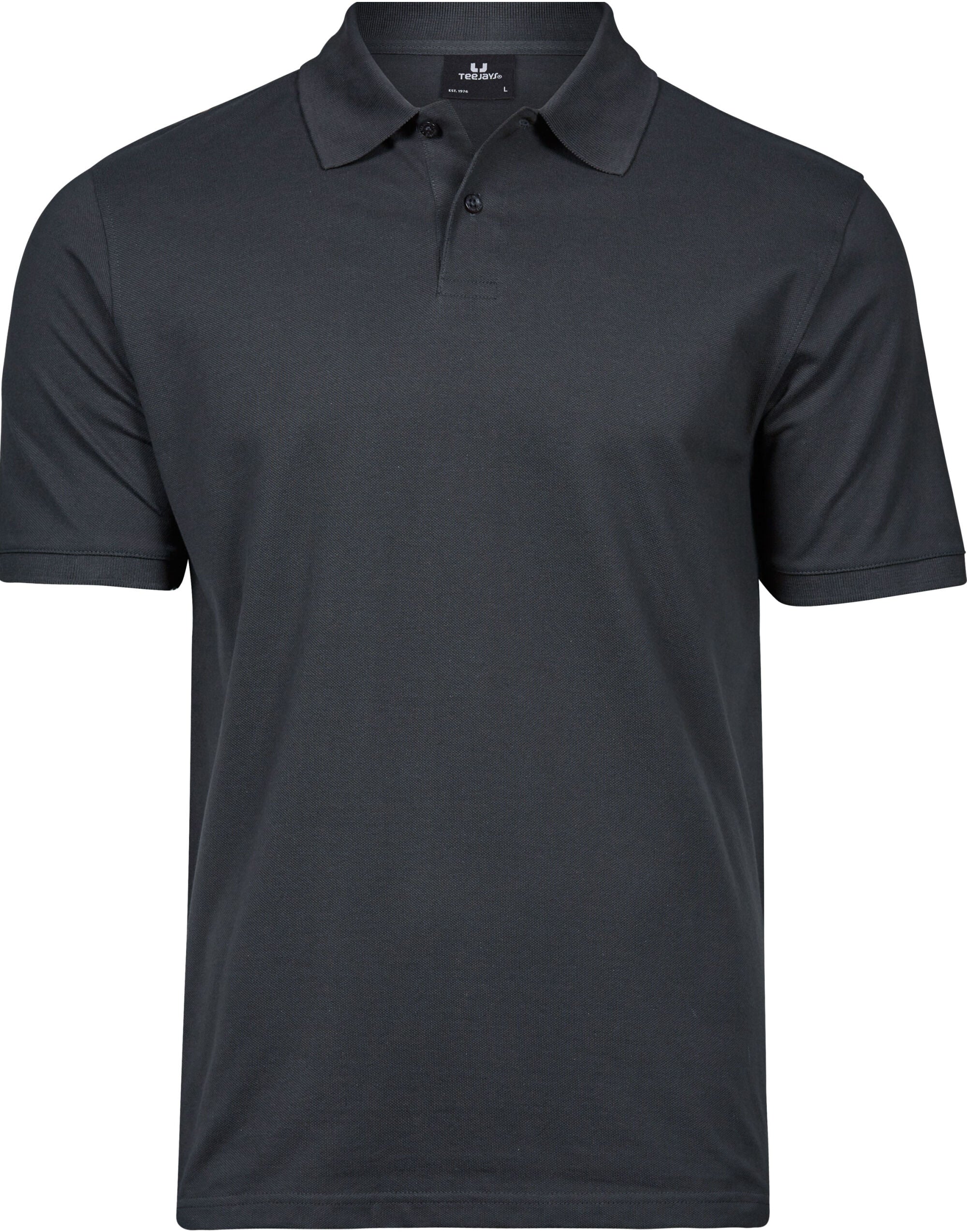 Tee Jays Mens Heavy Polo TJ1400 - Dark Grey - Customisable Polos
