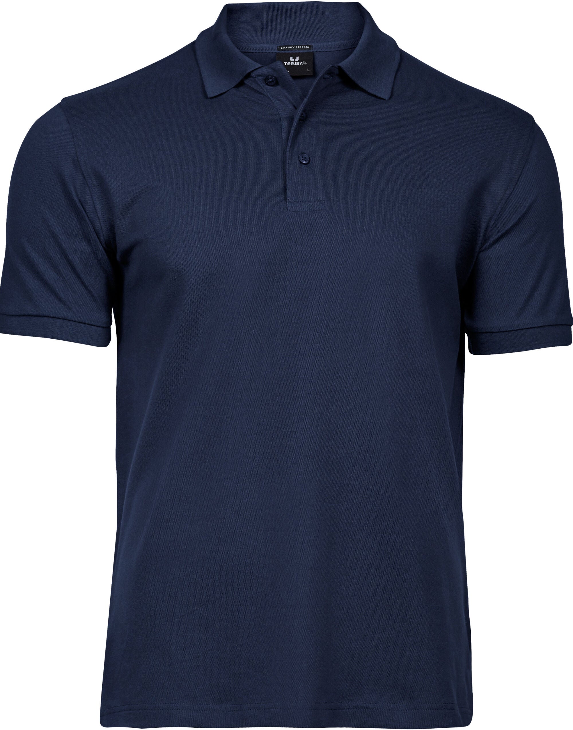 Mens Luxury Stretch Polo Shirt TJ1405 - navy-blue - Customisable Polo Shirts