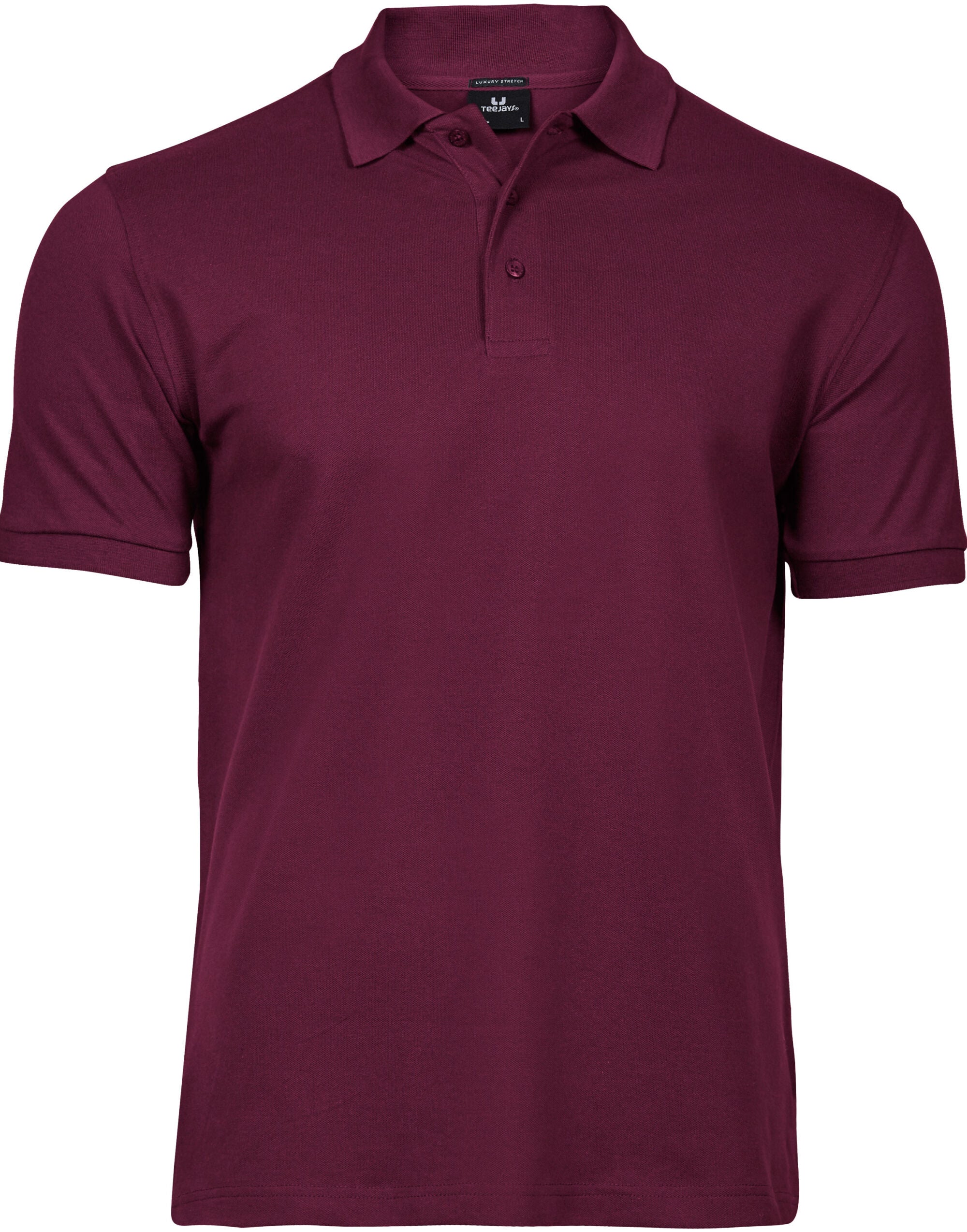 Mens Luxury Stretch Polo Shirt TJ1405 - wine - Customisable Polo Shirts