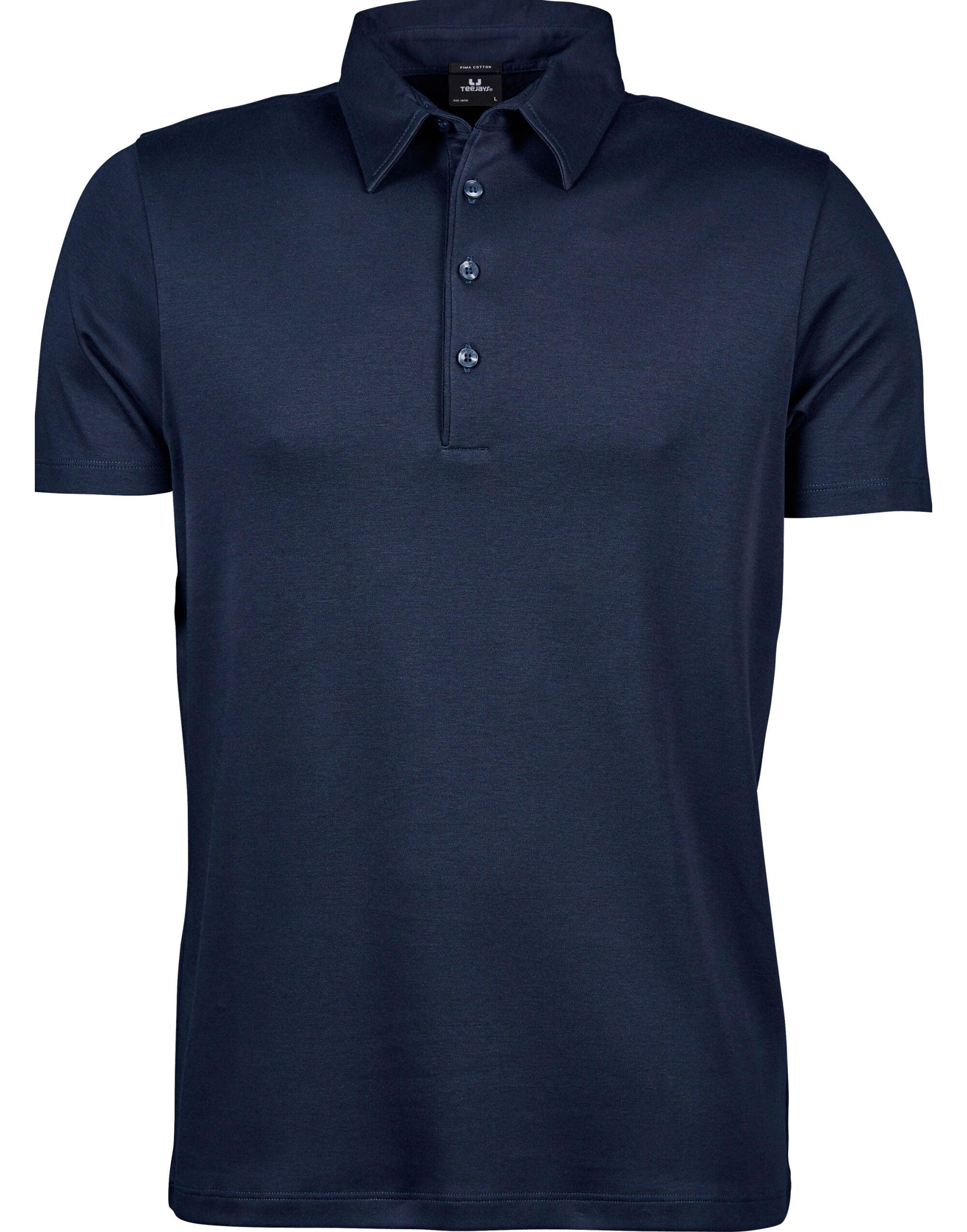 Tee Jays Mens Pima Cotton Polo TJ1440 - Navy - Customisable Polos