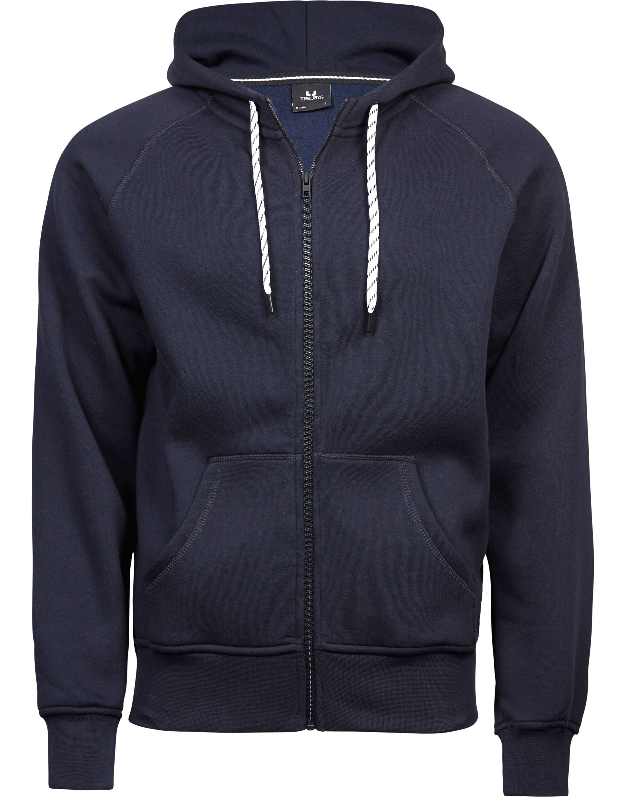 Tee Jays Mens Fashion Full Zip Hood TJ5435 - Navy - Customisable Hoodies