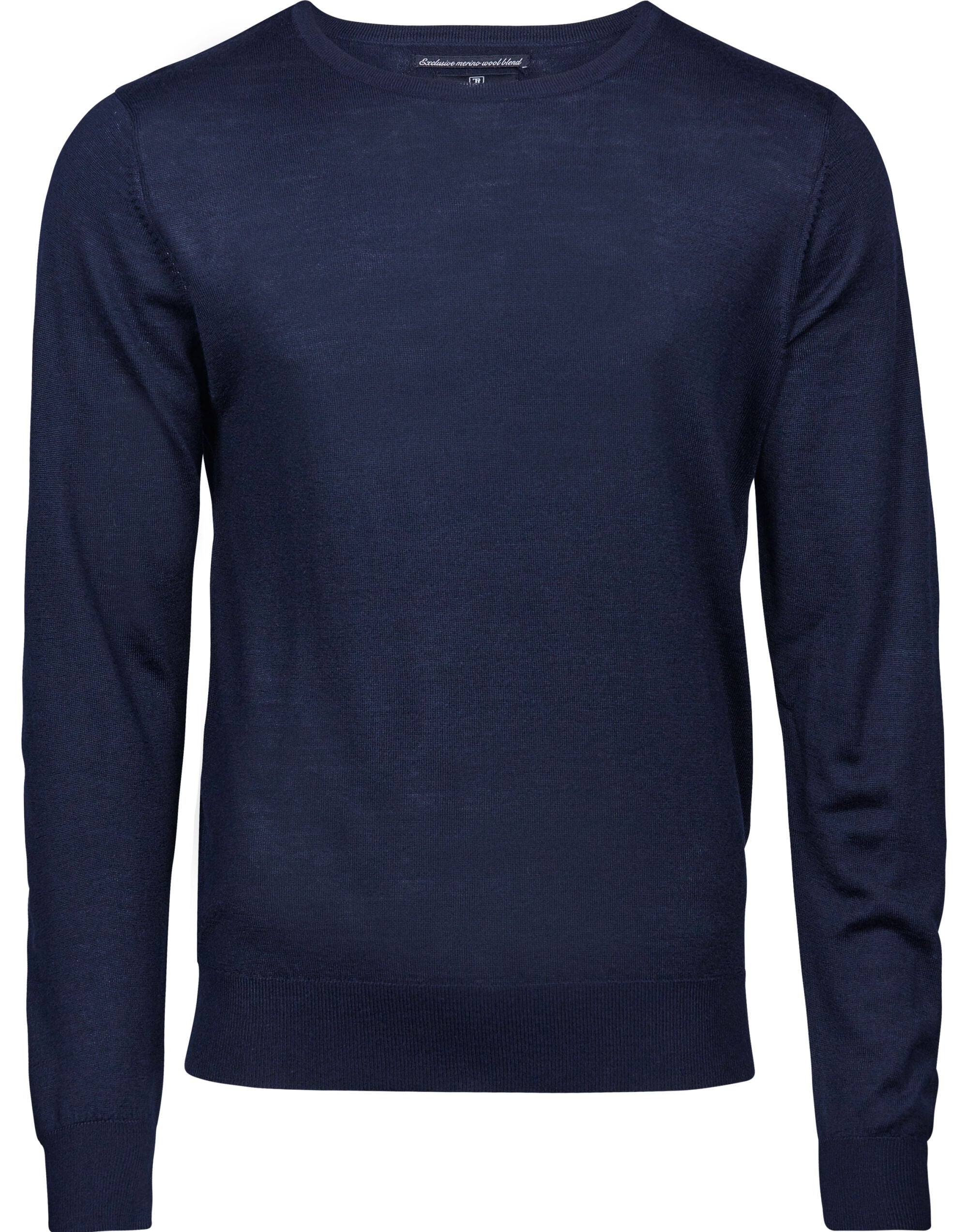 Tee Jays Mens Crew Neck Knitted Sweater TJ6000 - Navy - Customisable Jumper