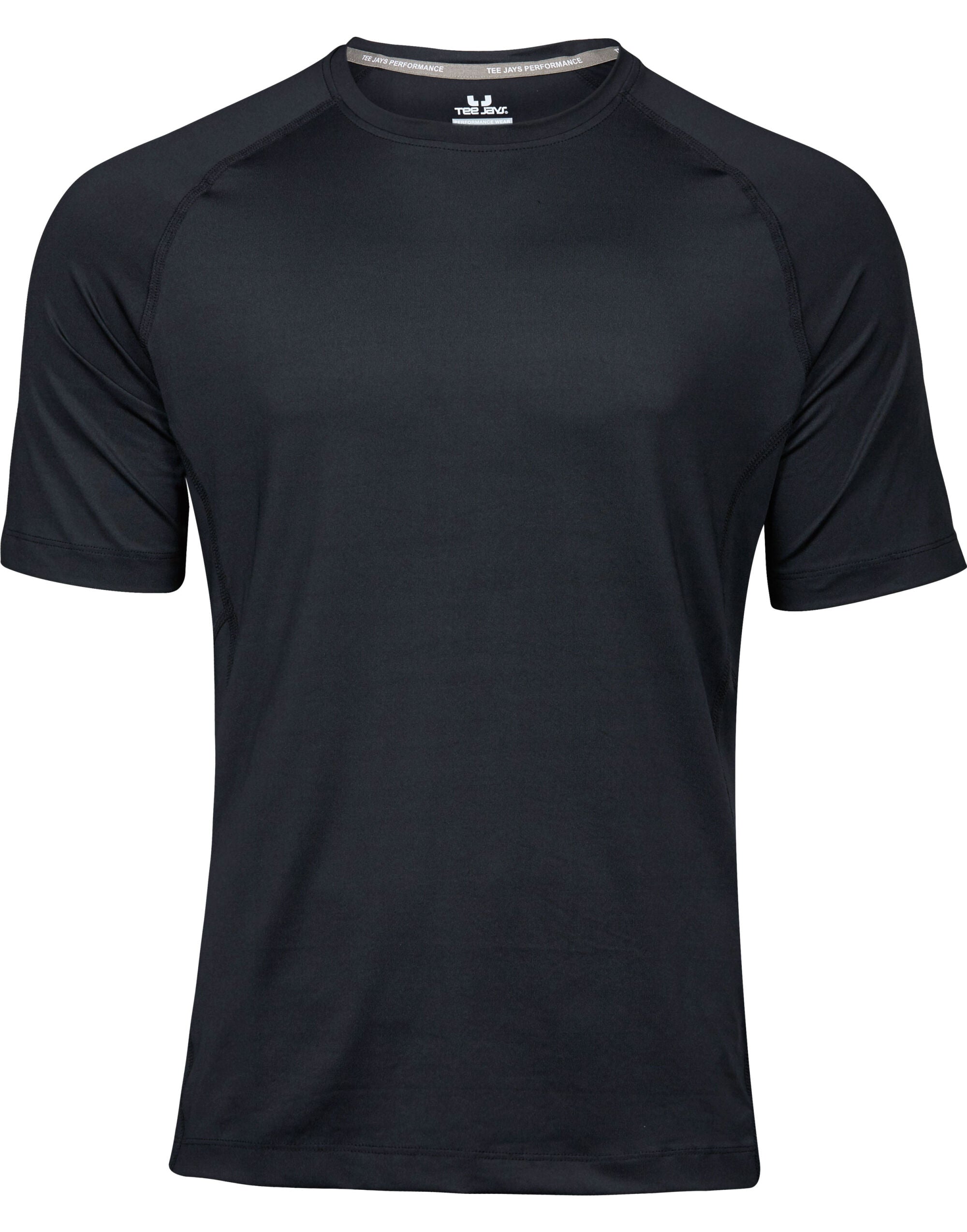 Tee Jays Mens CoolDry Tee TJ7020 - Black - Customisable T-Shirts