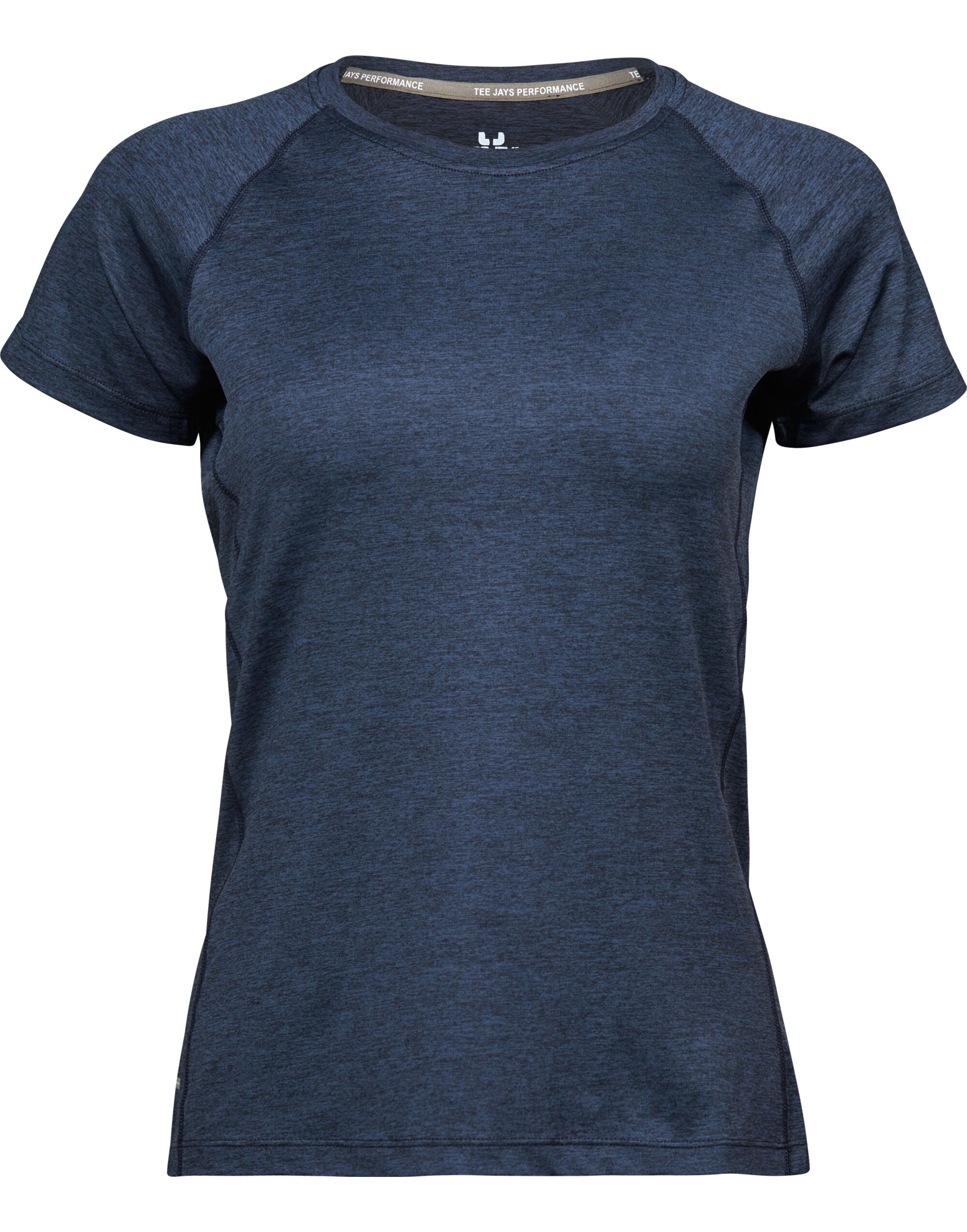 Tee Jays Ladies CoolDry Tee TJ7021 - Navy Melange - Customisable T-Shirts