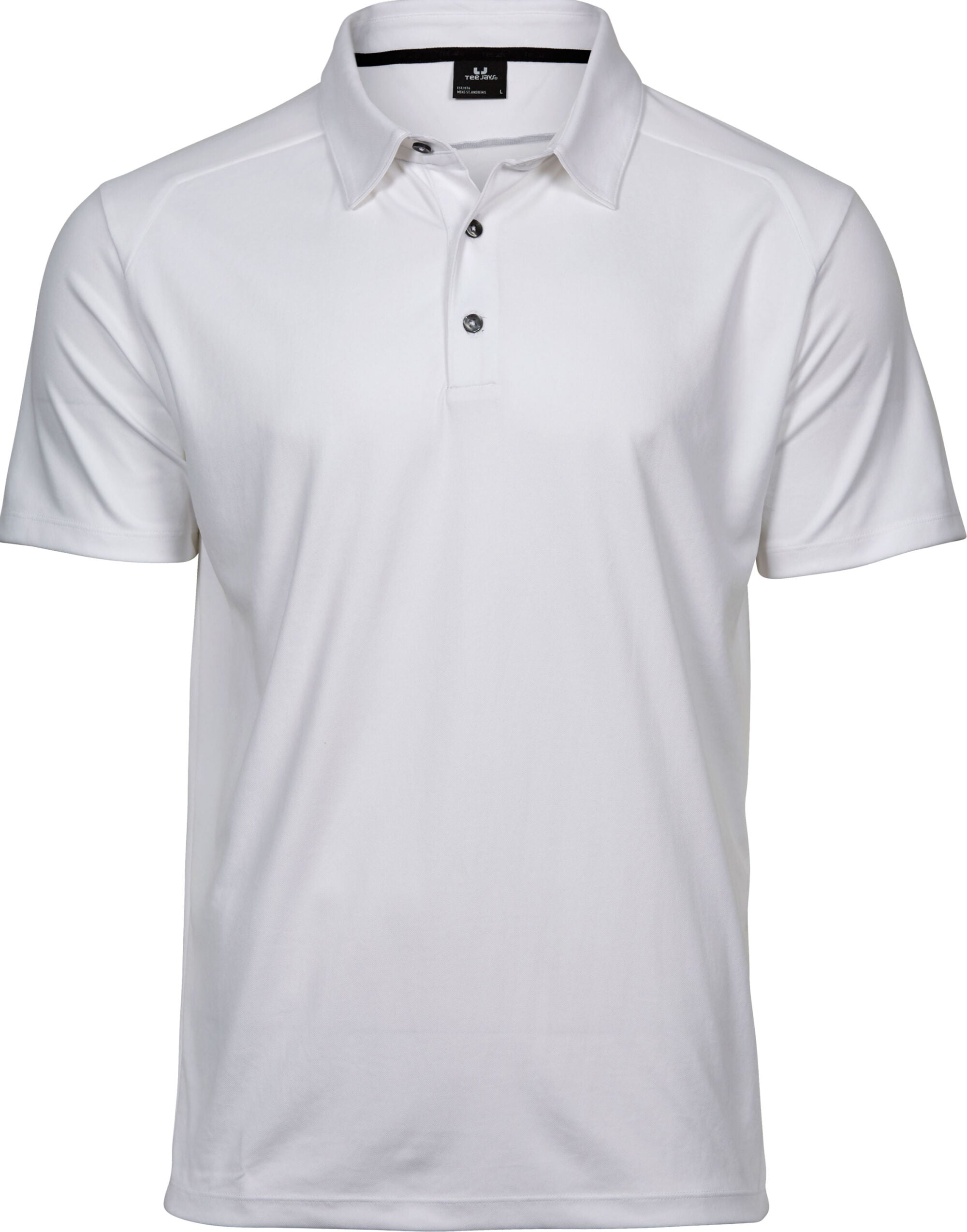 Tee Jays Mens Luxury Sport Polo TJ7200 - White - Customisable Polos