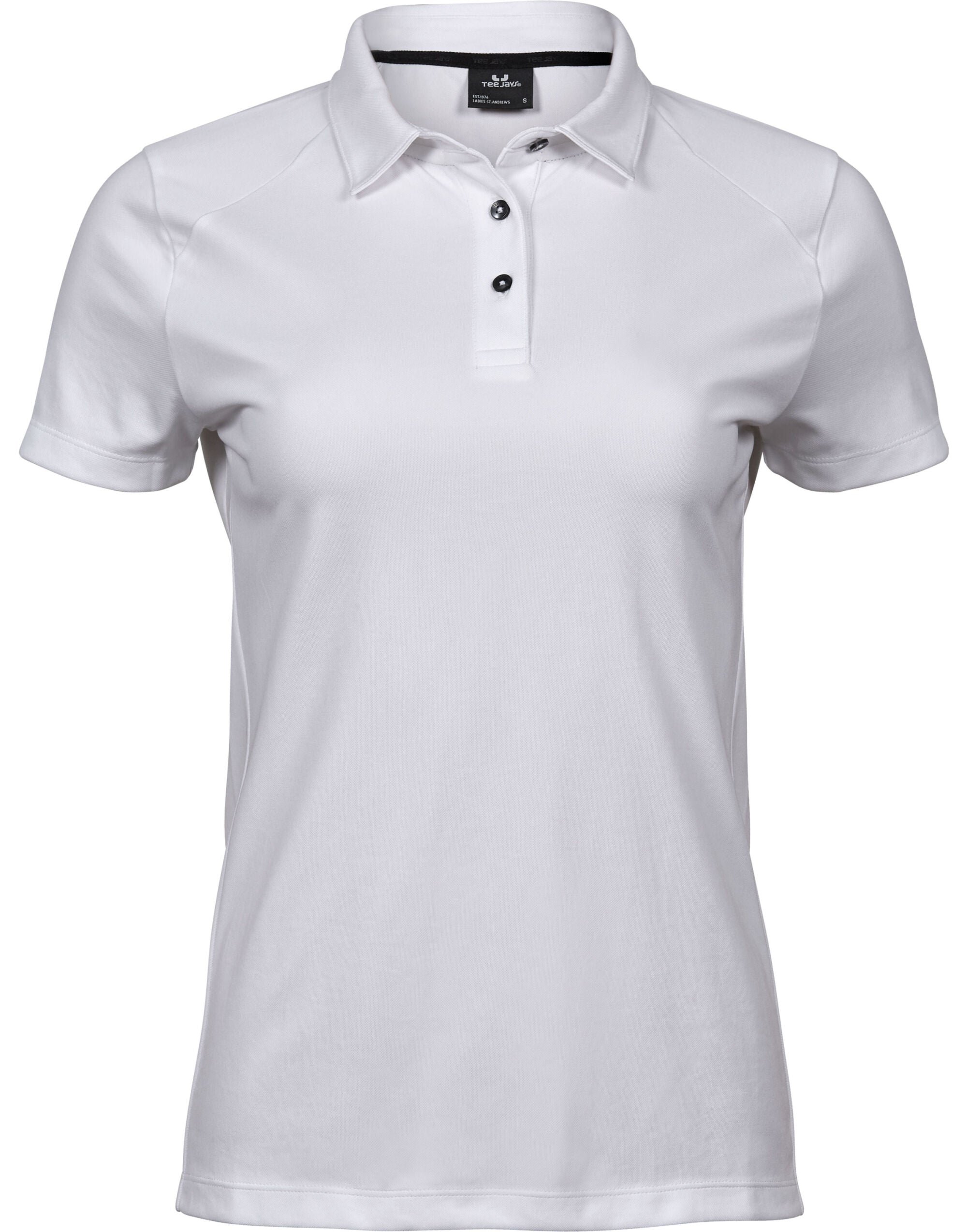 Tee Jays Ladies Luxury Sport Polo TJ7201 - White - Customisable Polos