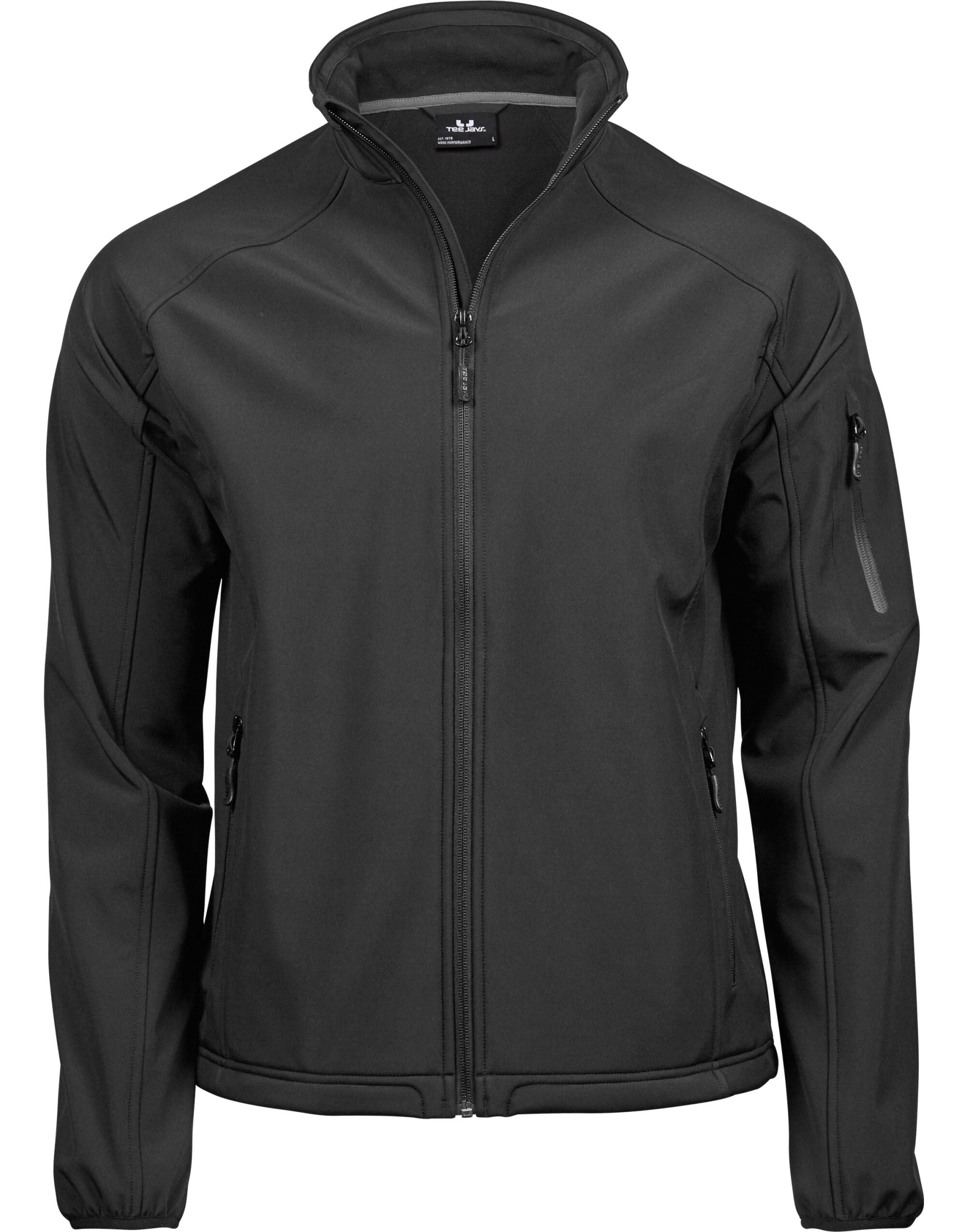 Tee Jays Mens Performance Softshell TJ9510 - Black - Customisable Softshell Jacket