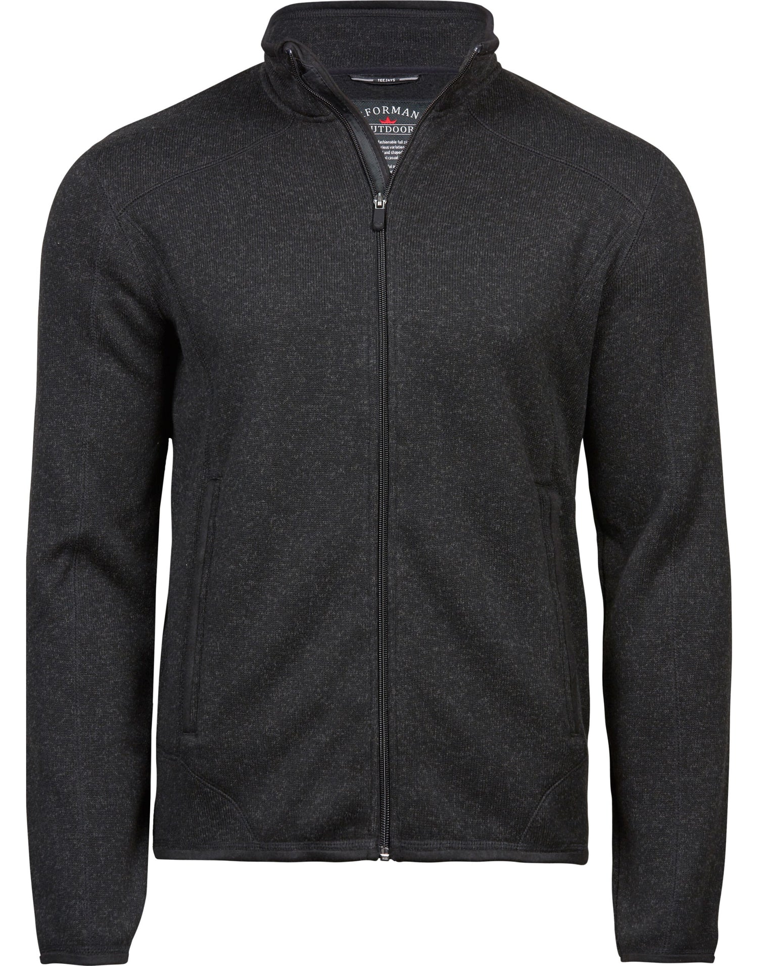 Tee Jays Mens Outdoor Fleece TJ9615 - Black - Customisable Fleece