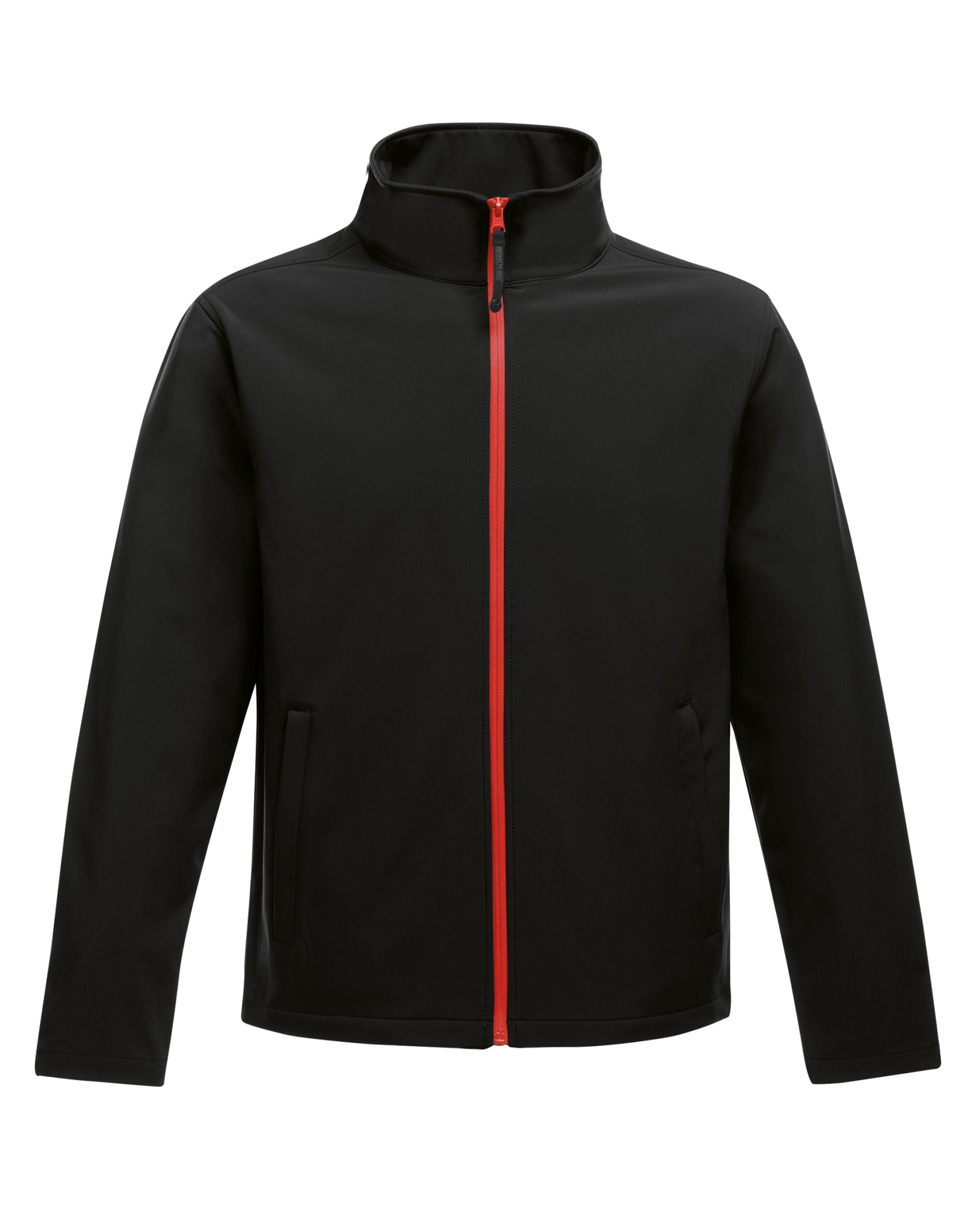 Regatta Professional Regatta Mens Ablaze Printable Softshell TRA628 - Black Classic Red - Customisable Jacket