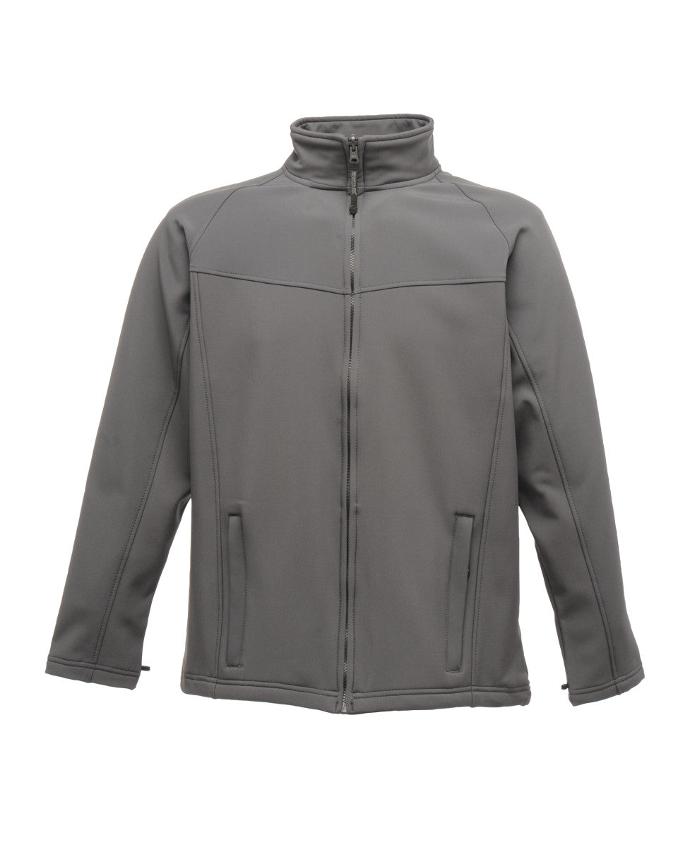 Regatta Professional Regatta Mens Uproar Softshell Jacket TRA642 - Seal Grey - Customisable Softshell Jacket