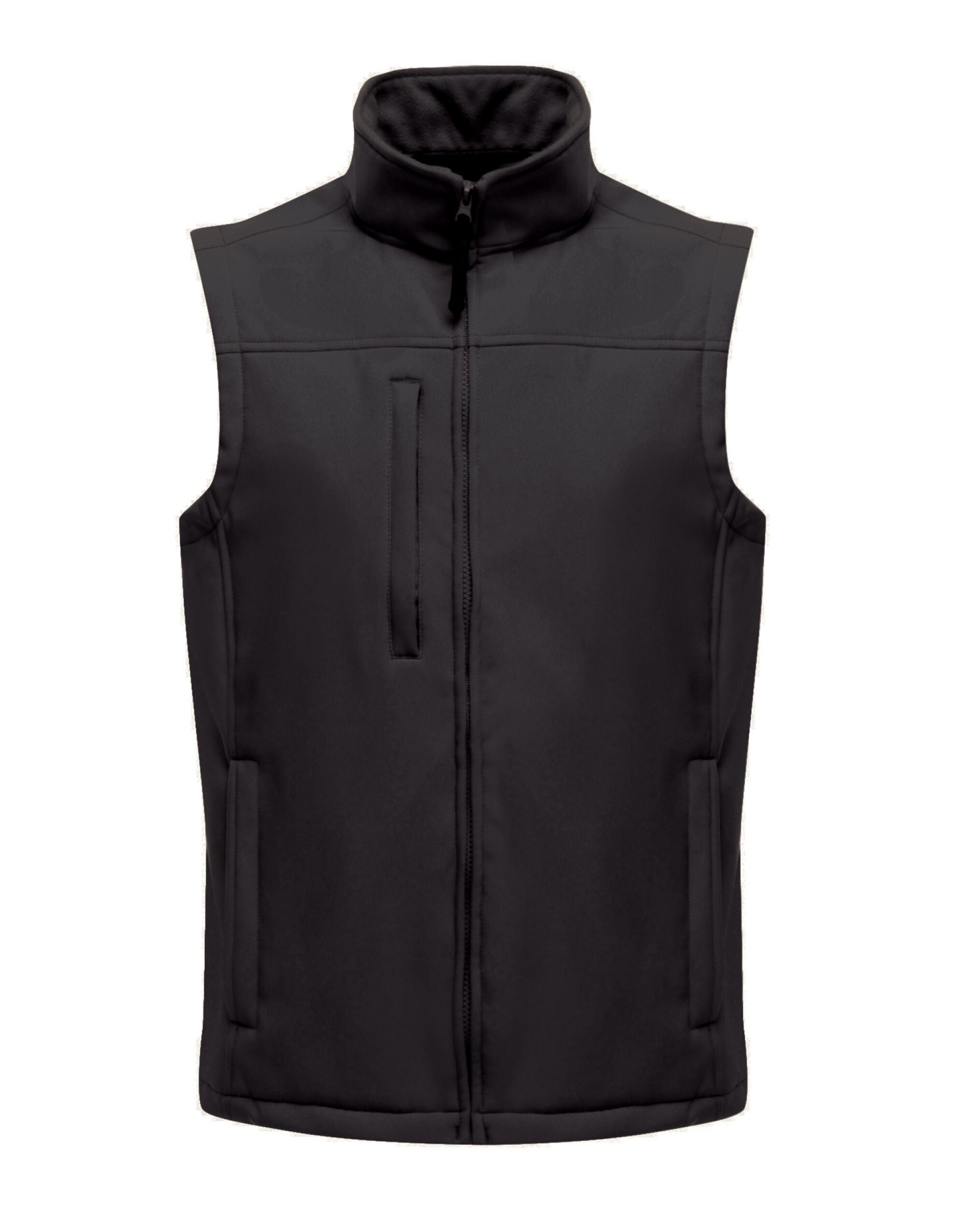 Regatta Professional Regatta Mens Flux Softshell Bodywarmer TRA788 - Black Black - Customisable Bodywarmer