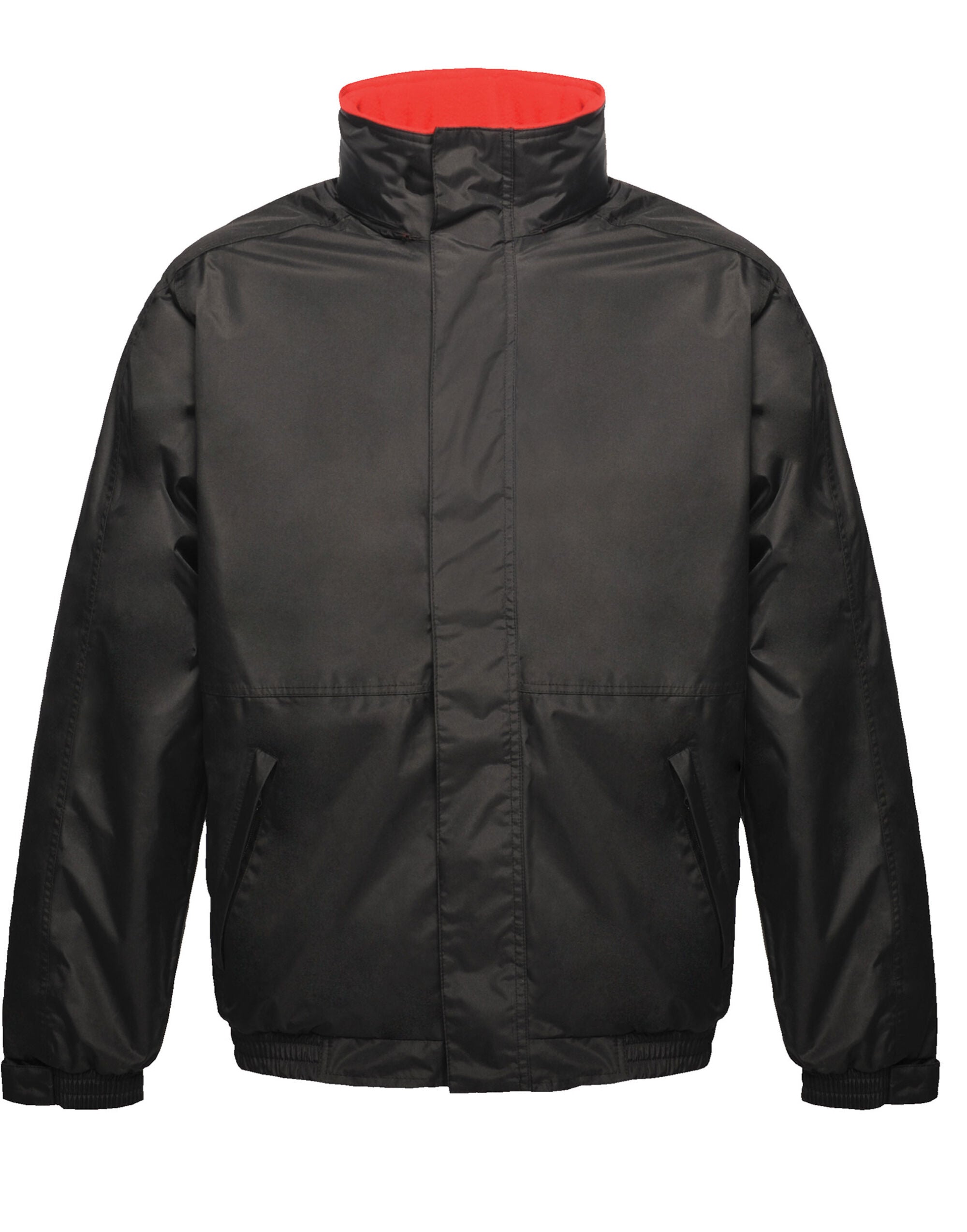 Regatta Professional Regatta Mens Dover Bomber Jacket TRW297 - Black Classic Red - Customisable Jackets