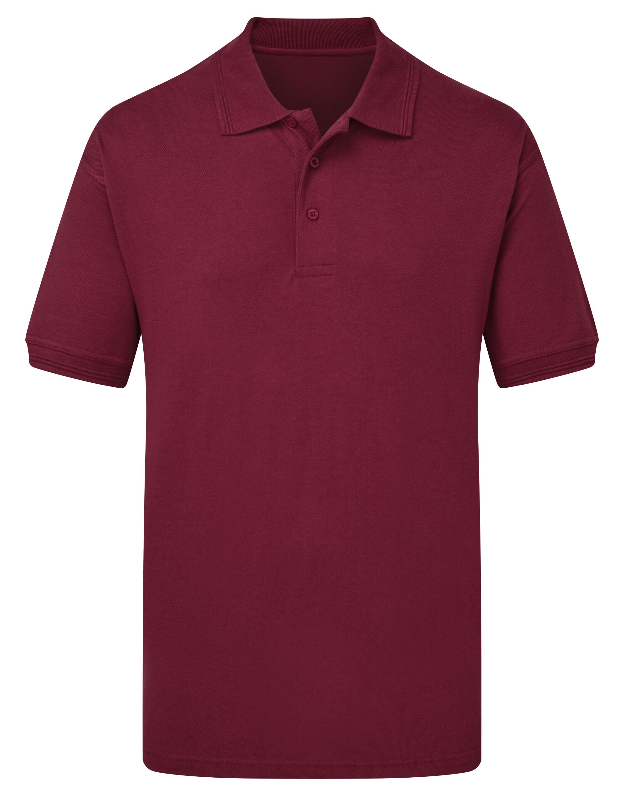 UCC Heavyweight Polo 004 UCC004 - Burgundy - Customisable Polos