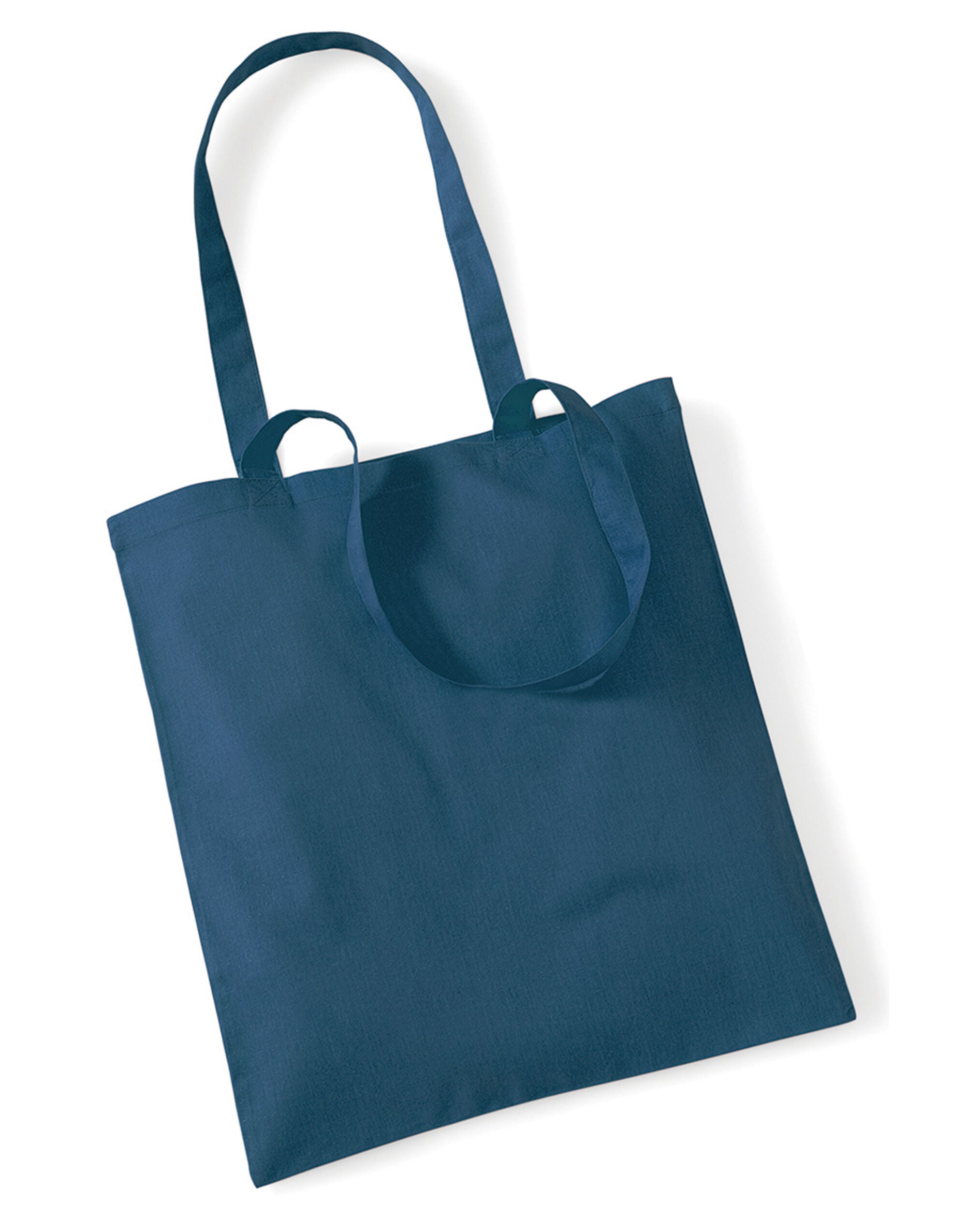 Westford Mill Bag for Life Long Handles w101 - Petrol O S - Customisable Bags