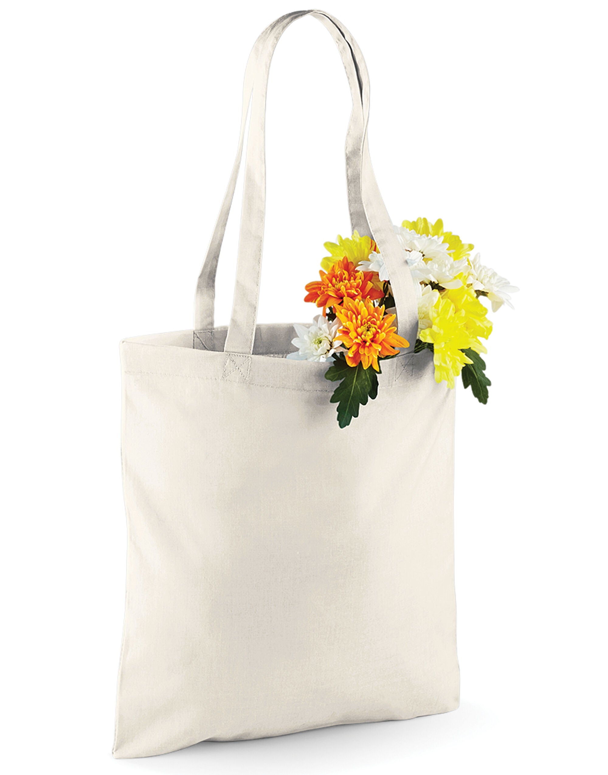 Westford Mill Bag for Life Long Handles w101 - Sand O S - Customisable Bags