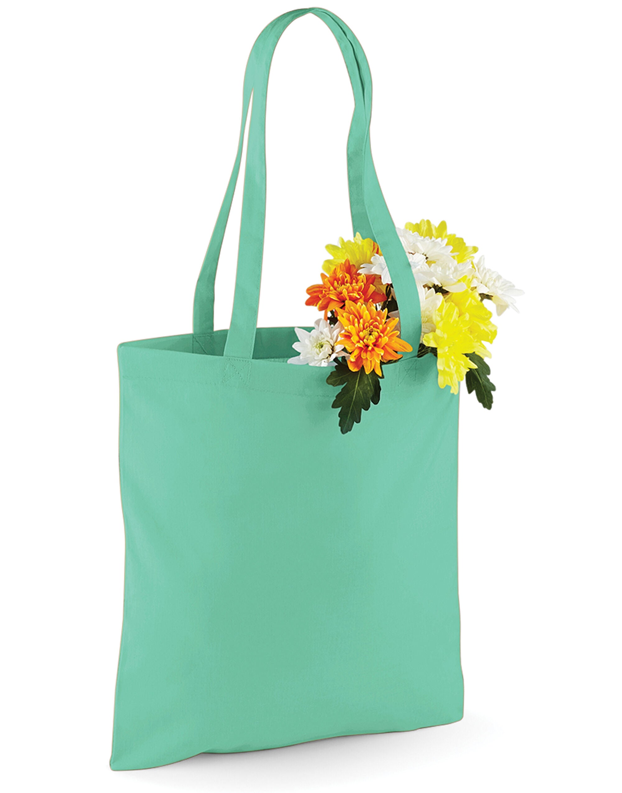 Westford Mill Bag for Life Long Handles w101 - Mint O S - Customisable Bags