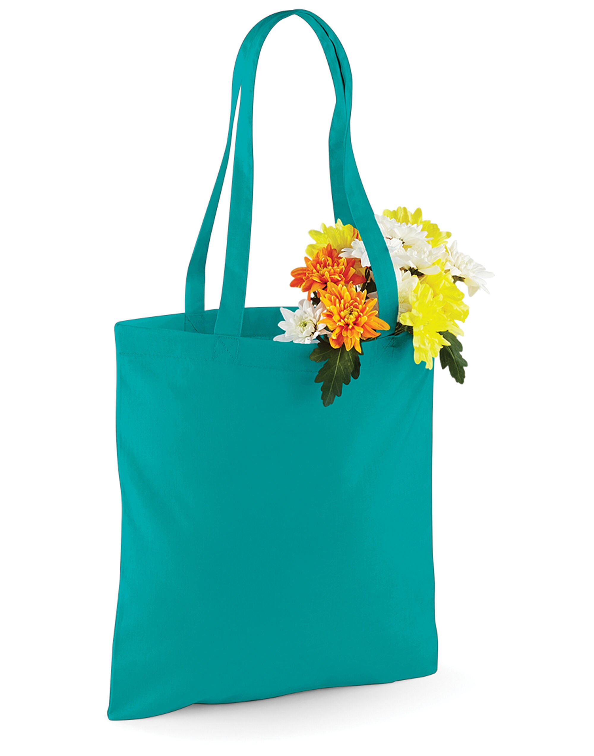 Westford Mill Bag for Life Long Handles w101 - Emerald O S - Customisable Bags