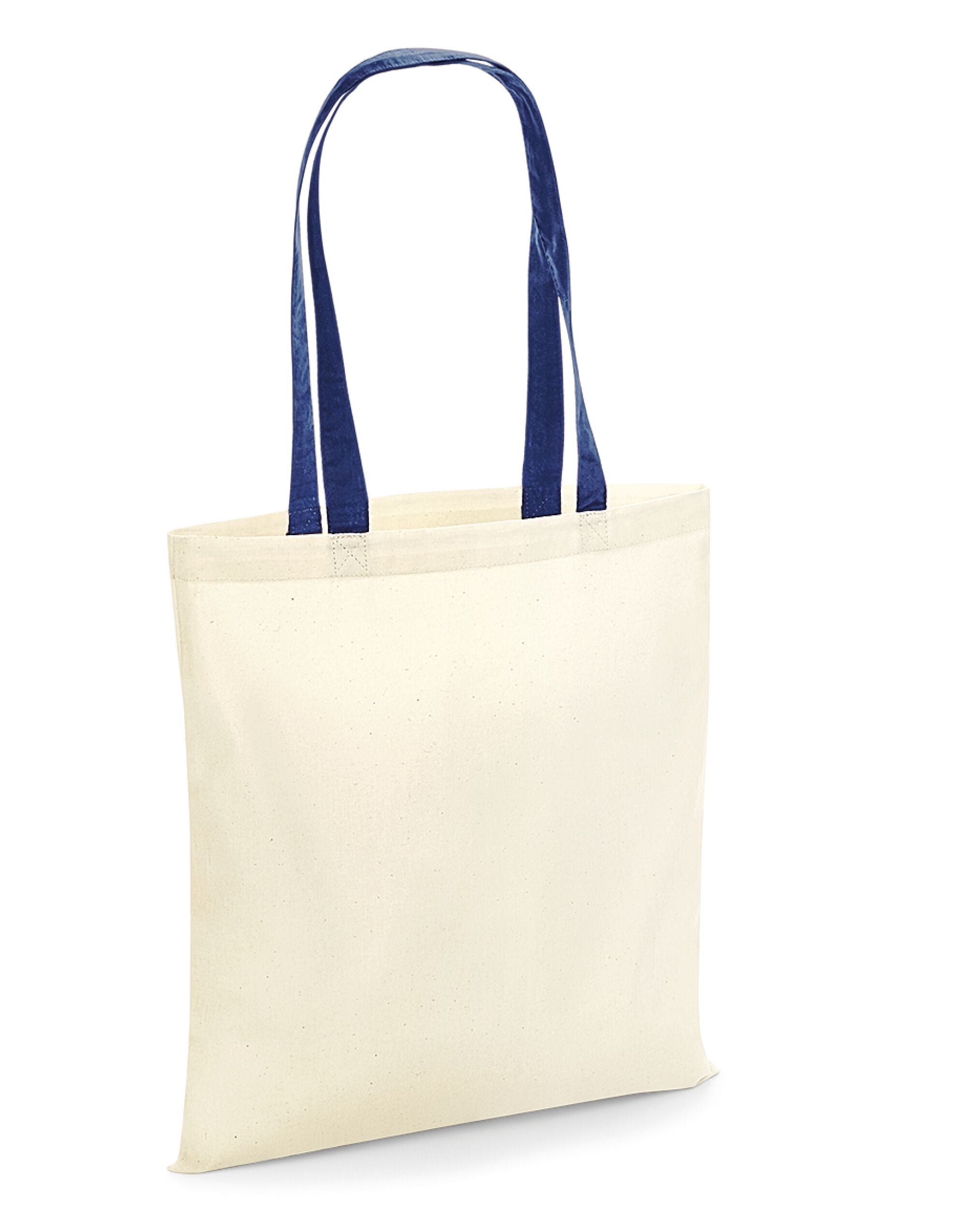 Westford Mill Bag 4 Life Contrast Handle W101C - Natural French Navy O S - Customisable Bags
