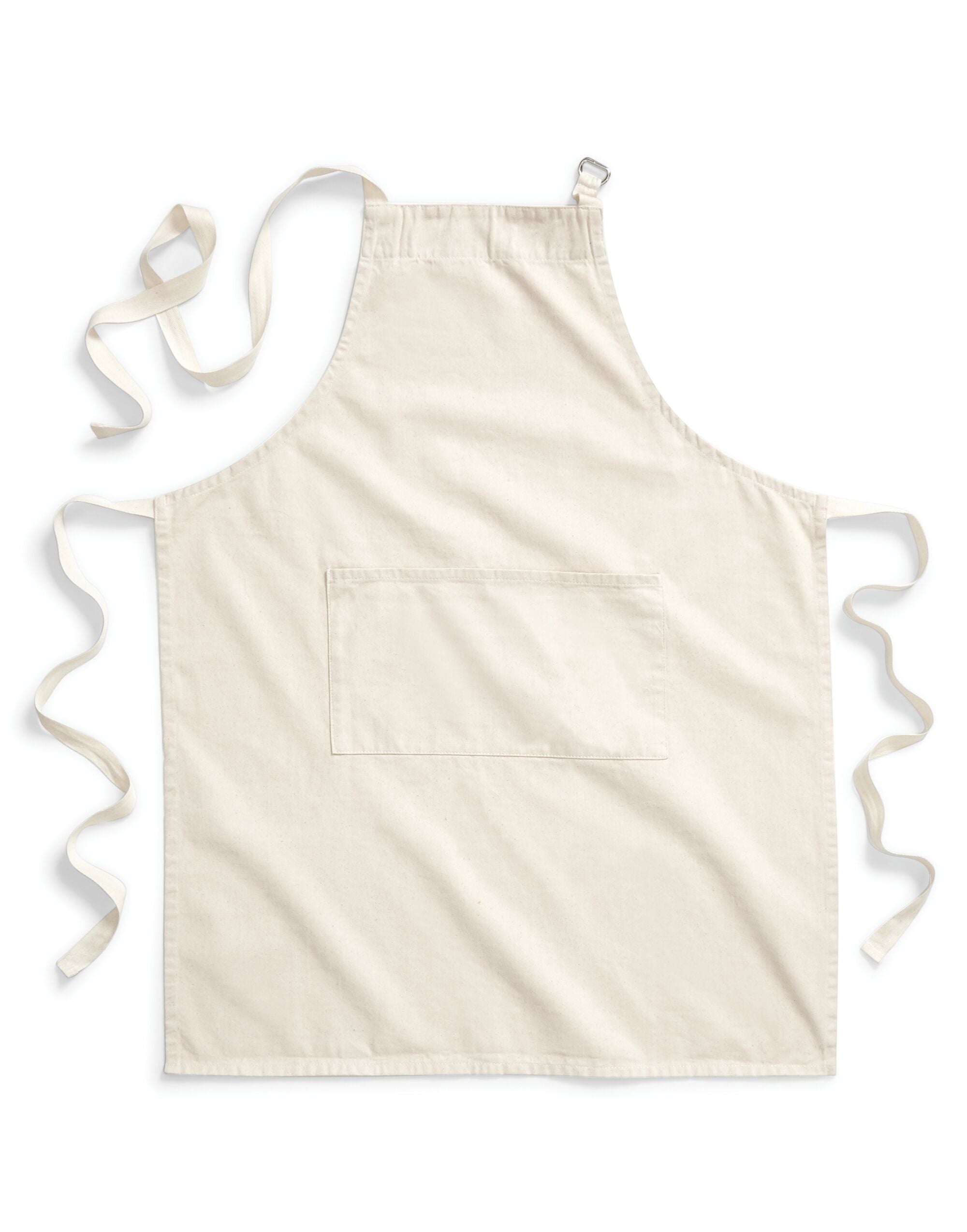 Westford Mill Cotton Adult Apron w364 - Natural O S - Customisable Hospitallity