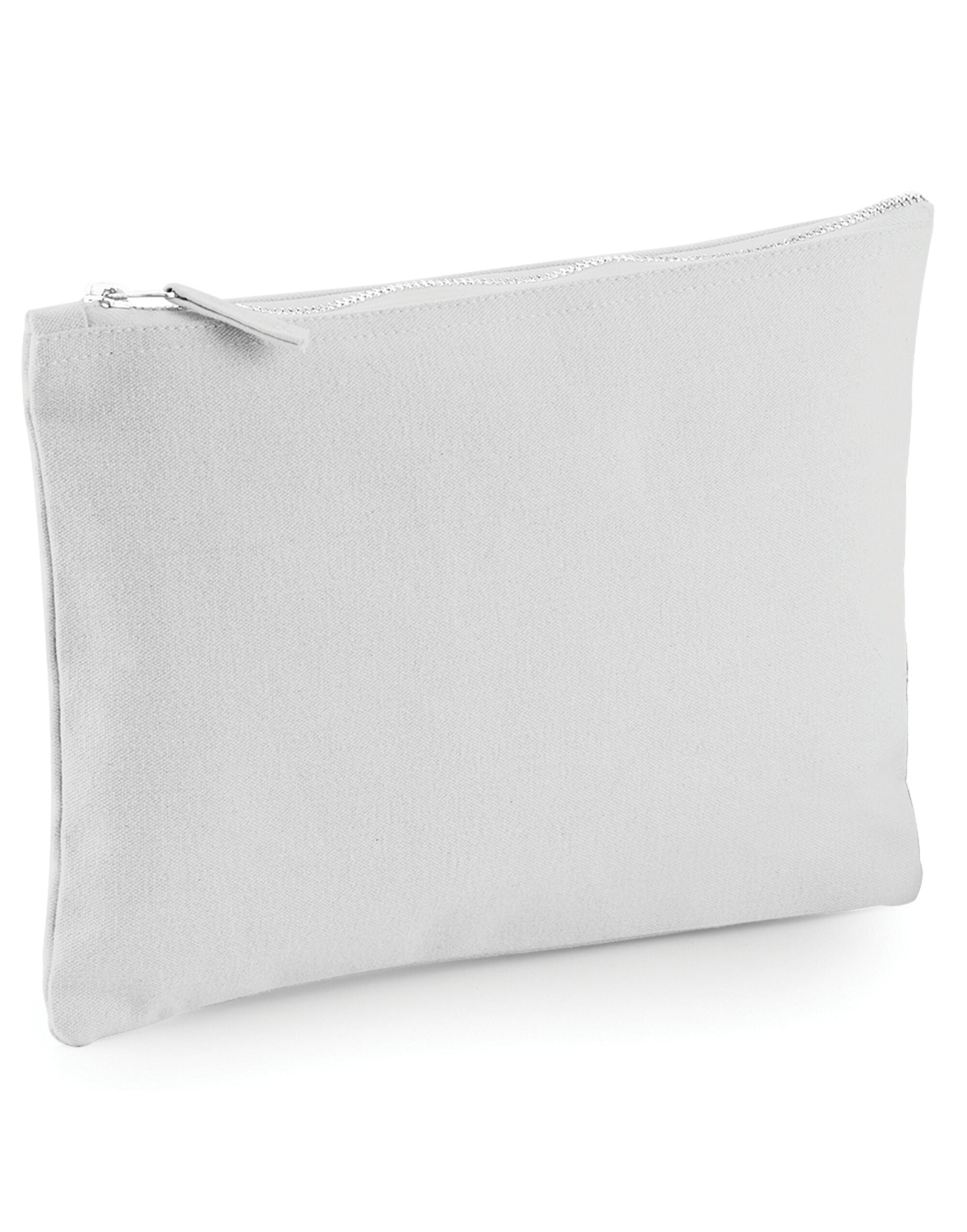 Westford Mill Canvas Accessory Case w530 - Light Grey - Customisable Bags