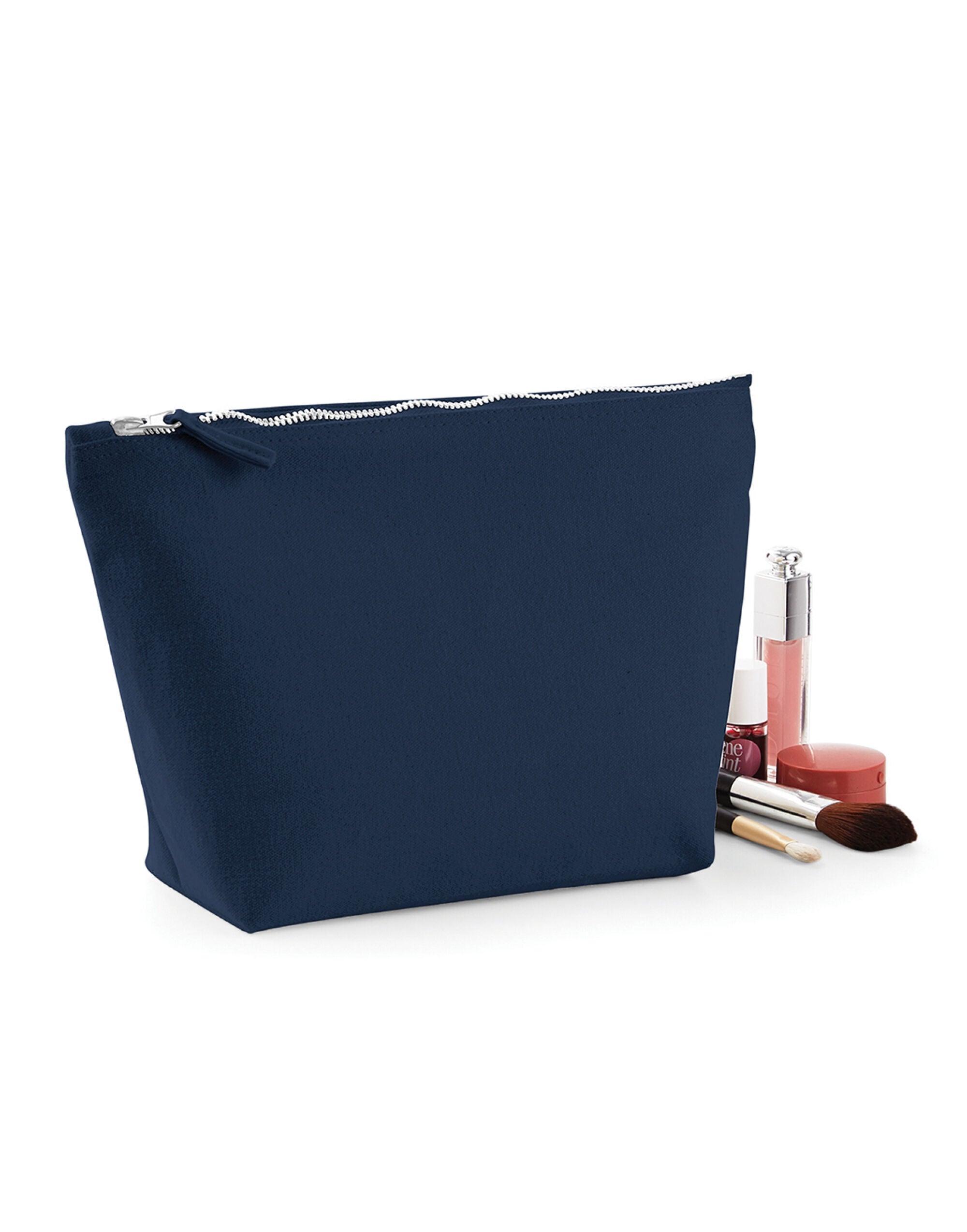 Westford Mill Canvas Accessory Bag w540 - Navy - Customisable Bags
