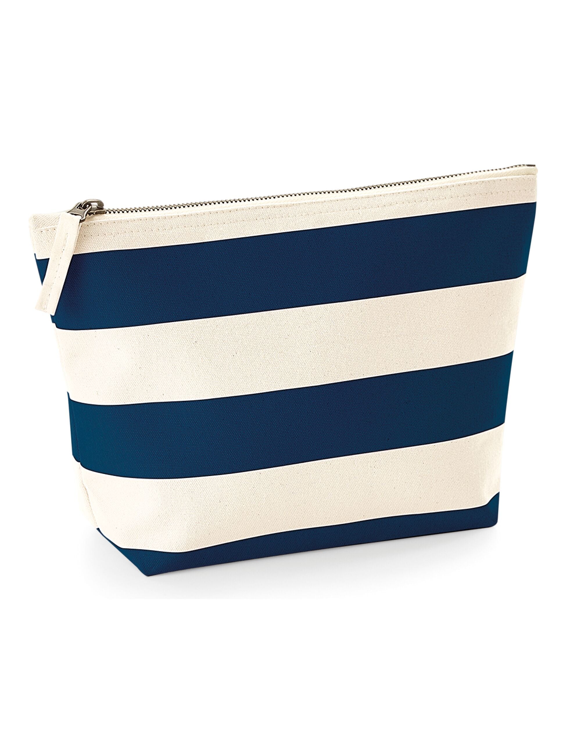 Westford Mill Nautical Accessory Bag w684 - Natural Navy O S - Customisable Bags