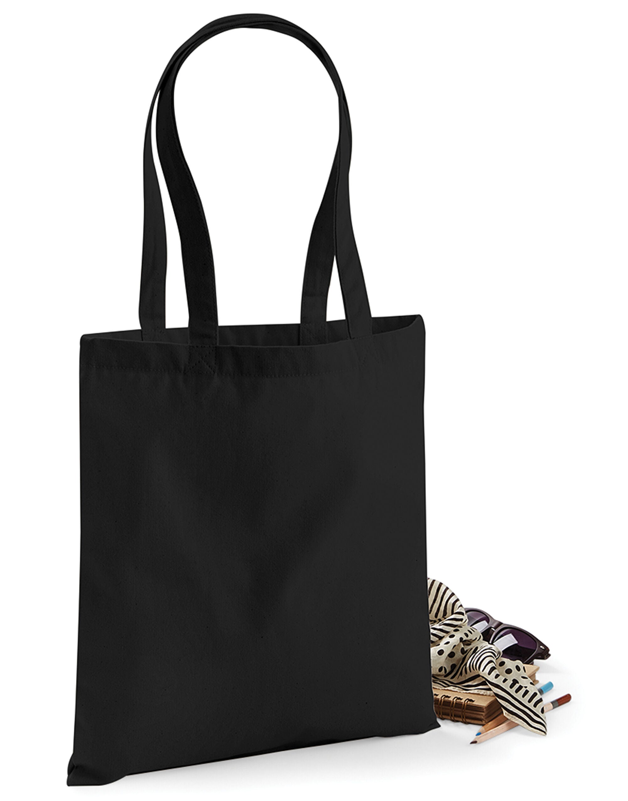 Westford Mill EarthAware Organic BFL w801 - Black O S - Customisable Bags
