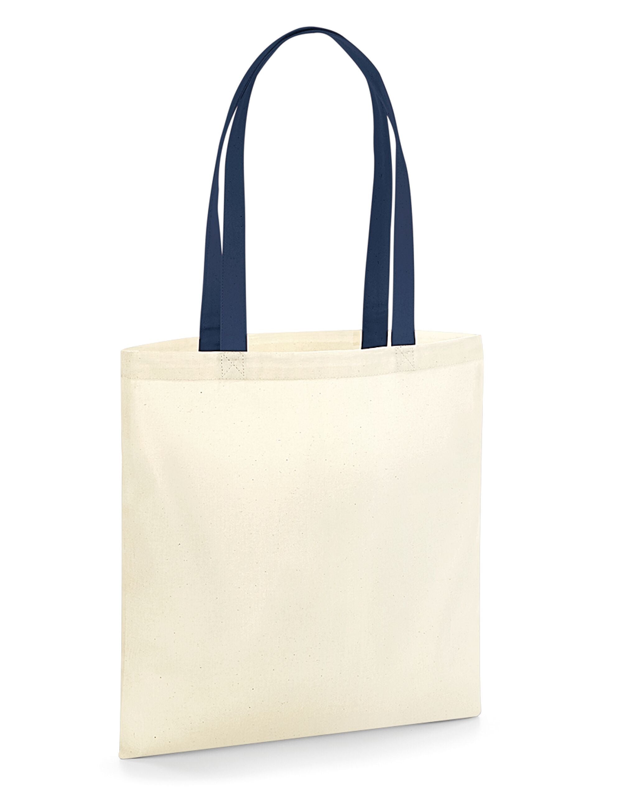 Westford Mill EarthAware Organic BFL W801C - Natural French Navy O S - Customisable Bags