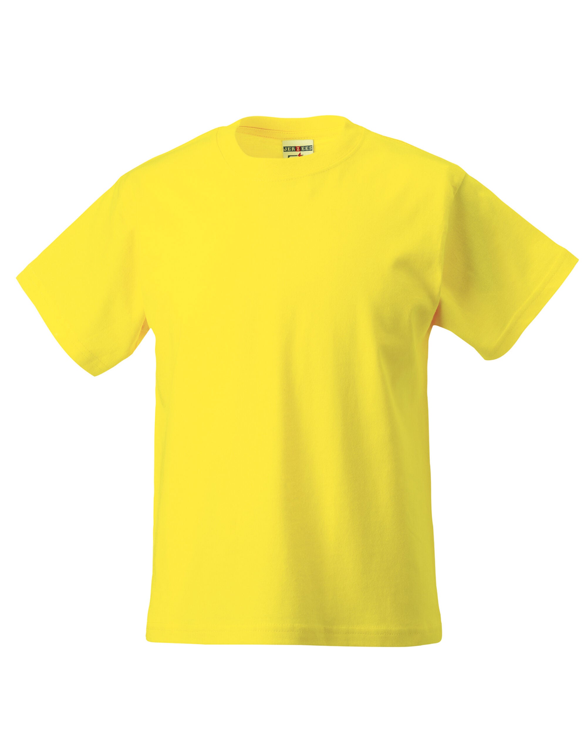 Russell Short Sleeve Kids Authentic Classic T-Shirt ZT180B - Yellow - Customisable T-Shirts