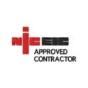 Industry Standard Logos - NIC Approved Contractor (White) - Customisable Logos