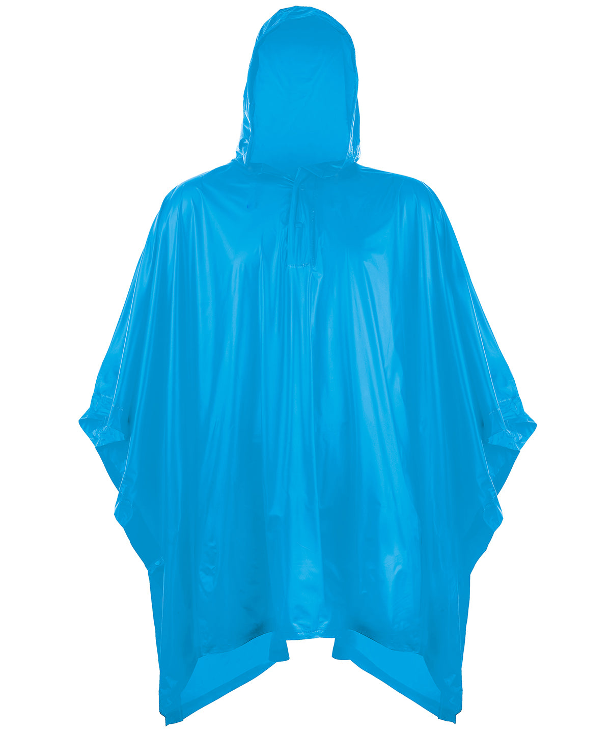 Kids plastic poncho - Splashmacs - SC019 - Sapphire One Size - Customisable Ponchos