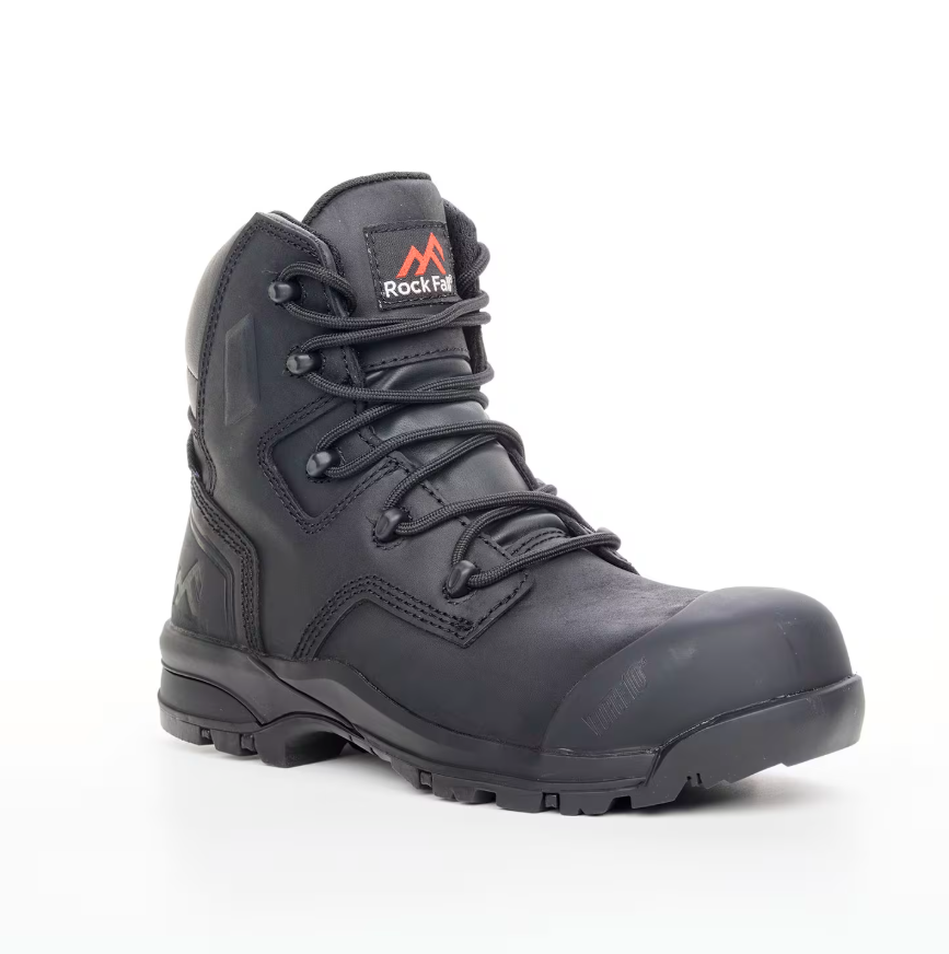 Rock Fall Carbon Black Waterproof ESD Womens Safety Boot RF725 - Nan - Customisable Boots