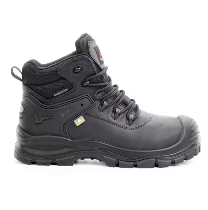 Rock Fall Surge Electrical Hazard Waterproof Safety Boot RF910 - Black - Customisable Boots