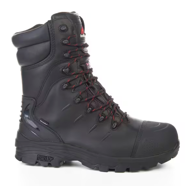 Rock Fall Monzonite High Leg Internal Metatarsal Waterproof Safety Boot with Side Zip RF540 - Nan - Customisable Boots
