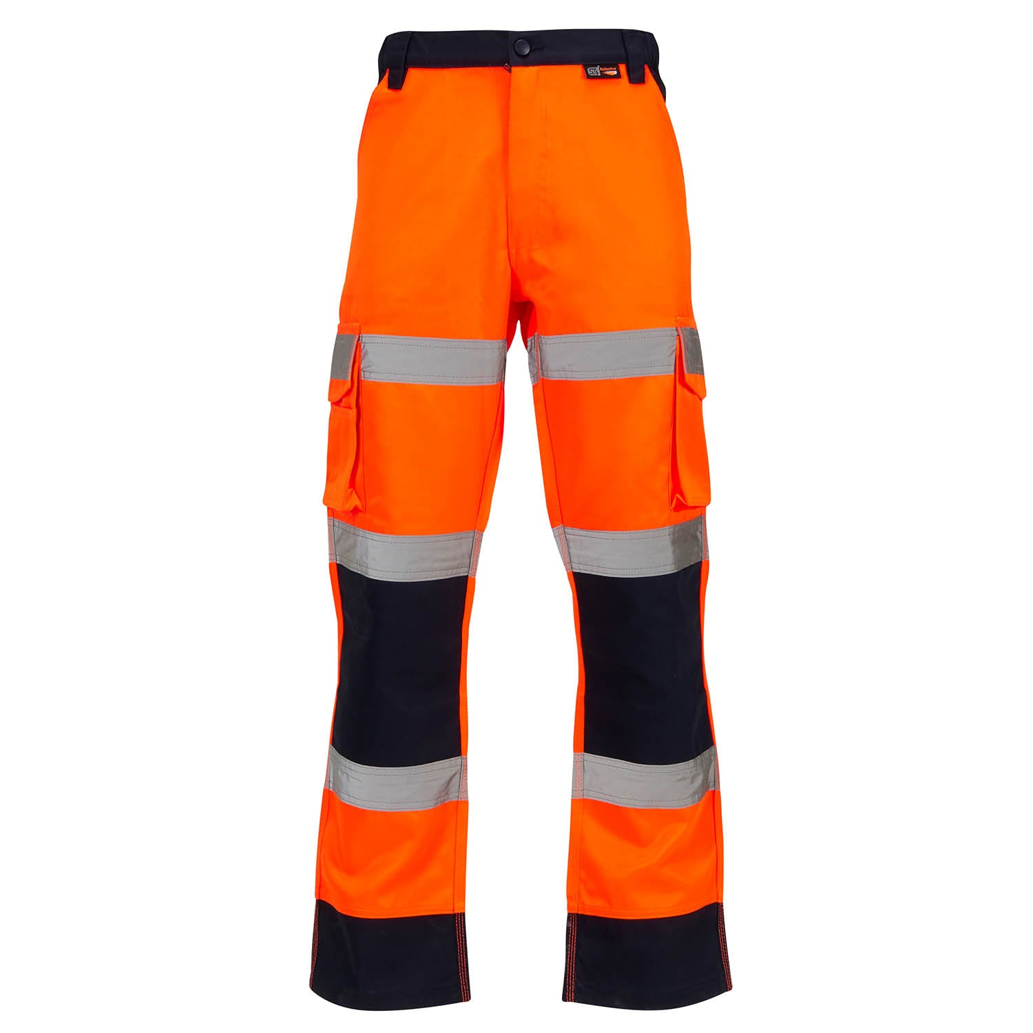 Supertouch Hi-Vis 2 Tone Orange Combat Trousers - H139 - - Customisable Trousers