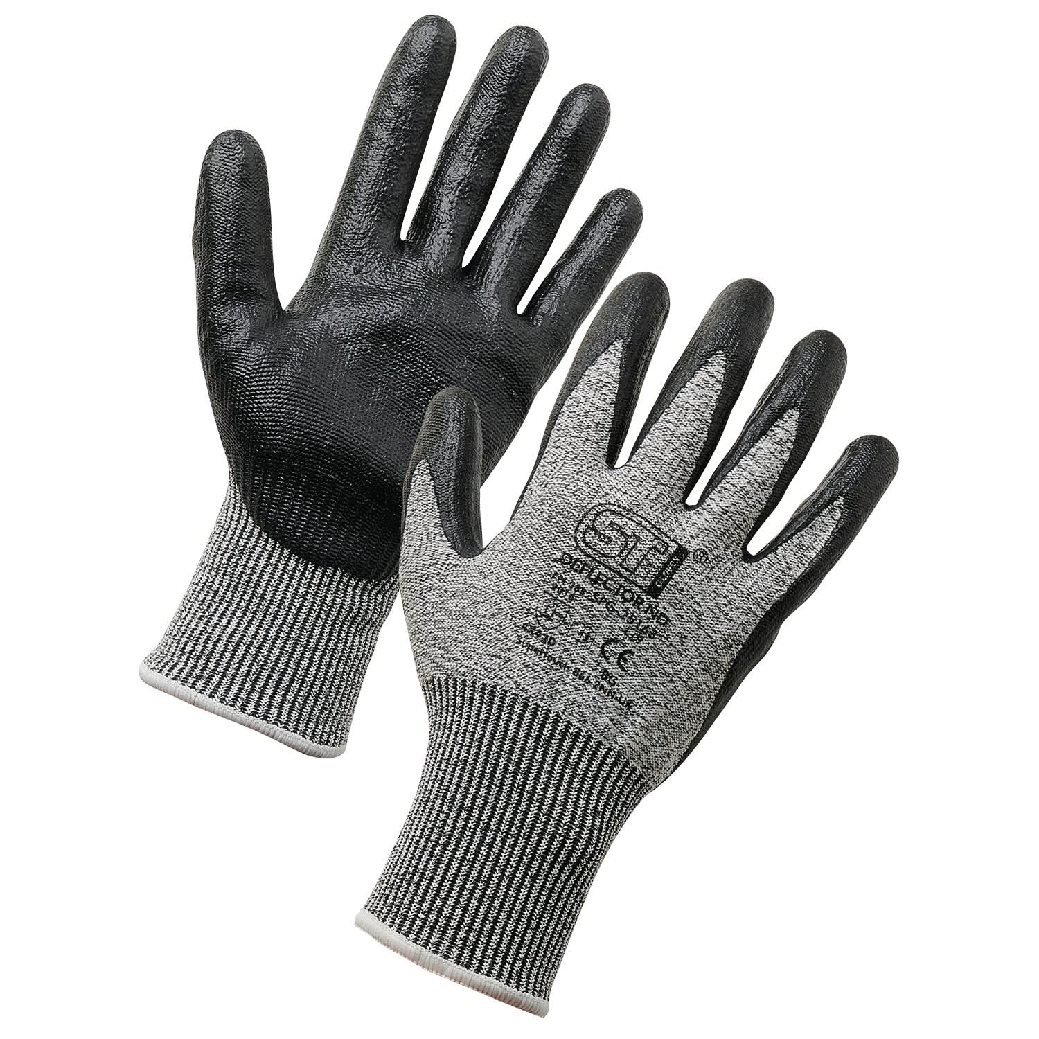 Supertouch - Supertouch Deflector ND Cut Resistant Gloves - G251 - Grey - Customisable General Handling