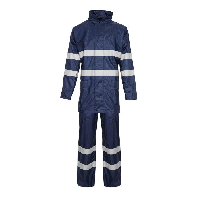 Supertouch - Supertouch Contractor Rainsuit - H143 - Navy - Customisable Rainsuit